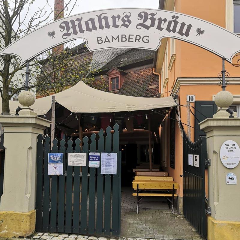 Mahrs Bräu in Bamberg, die Heimat traditionellen Kellerbiers. Foto: biere-aus-franken.