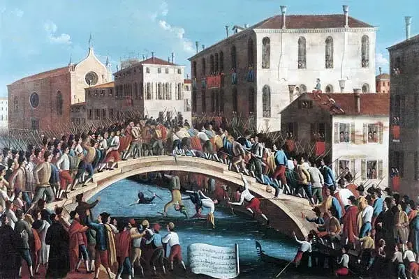 Kämpfen für die Brücke
