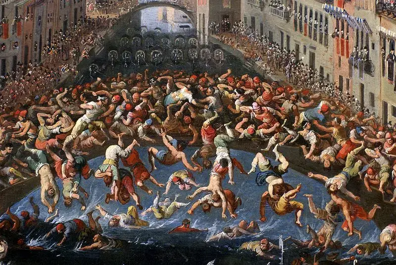 Imagen de La salvaje historia del Ponte dei Pugni de Venecia