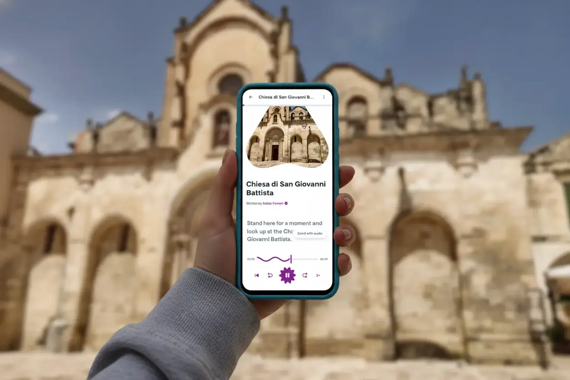 Tour a piedi di Matera in totale libertà con audioguida