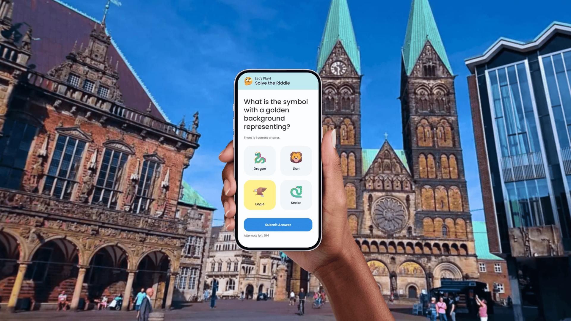 Visita interactiva autoguiada por Bremen