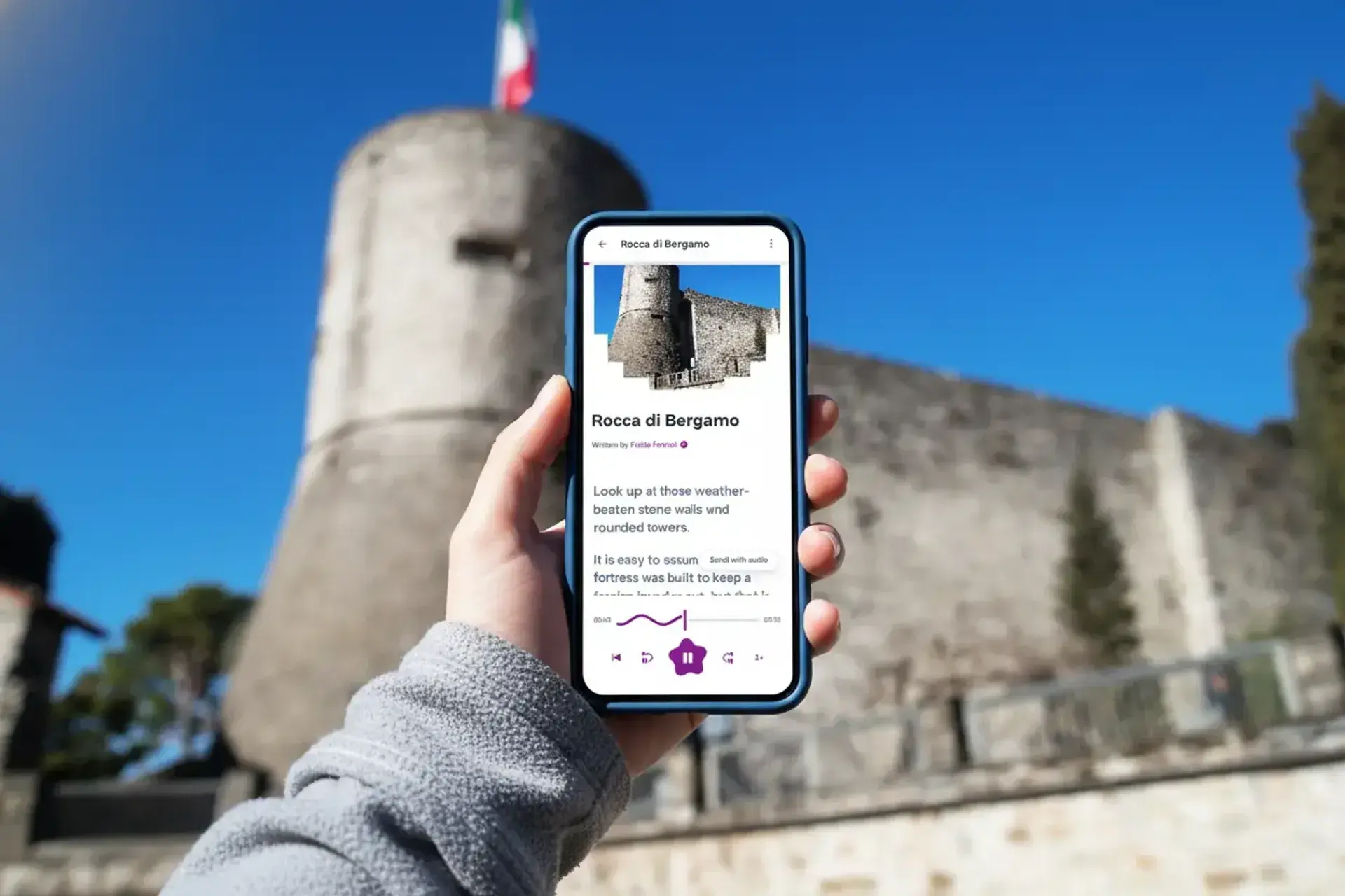 Tour a piedi dell'Alta Bergamo in totale libertà con audioguida