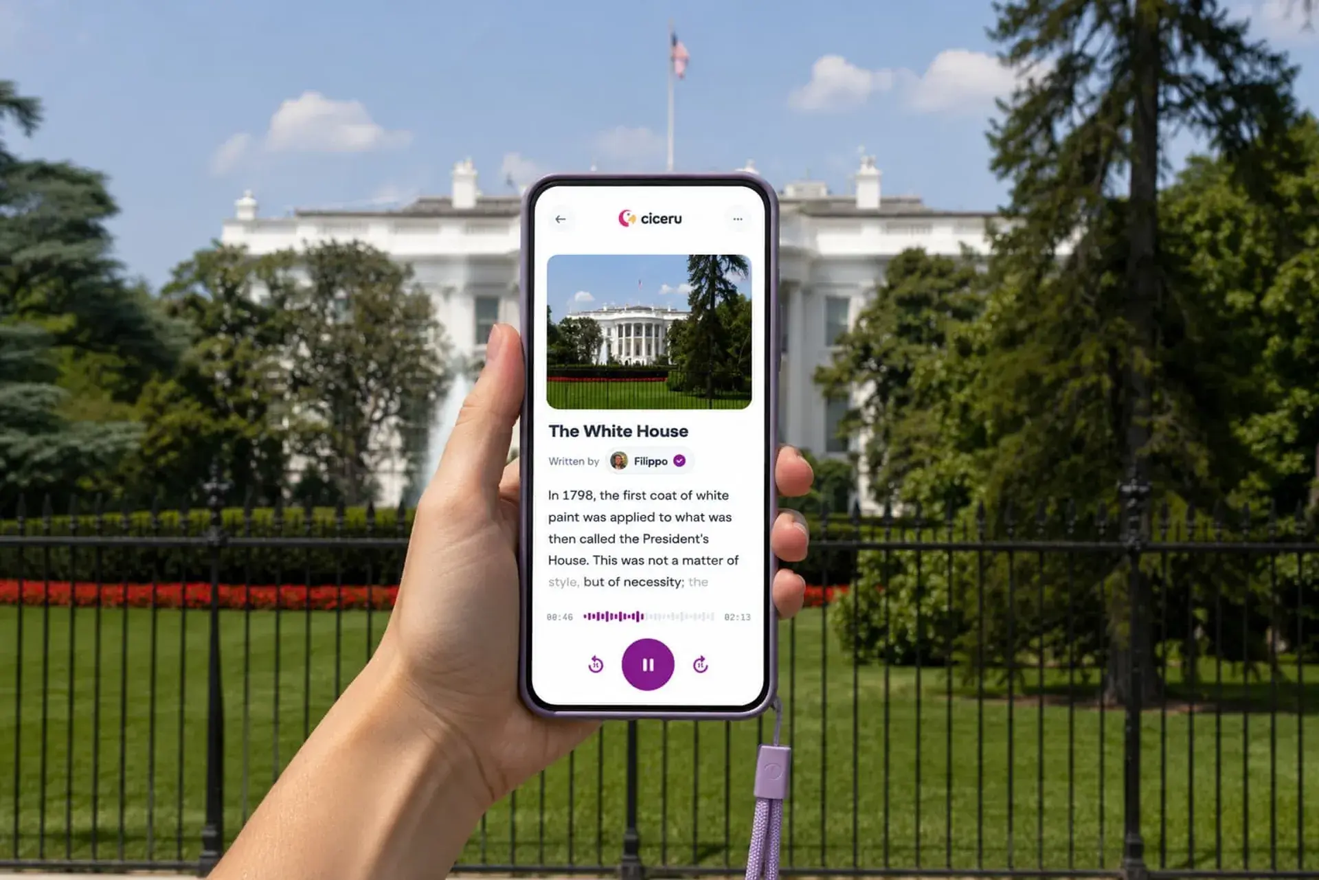 Washington: essential landmarks, a self-guided walking tour with audio and quizzes