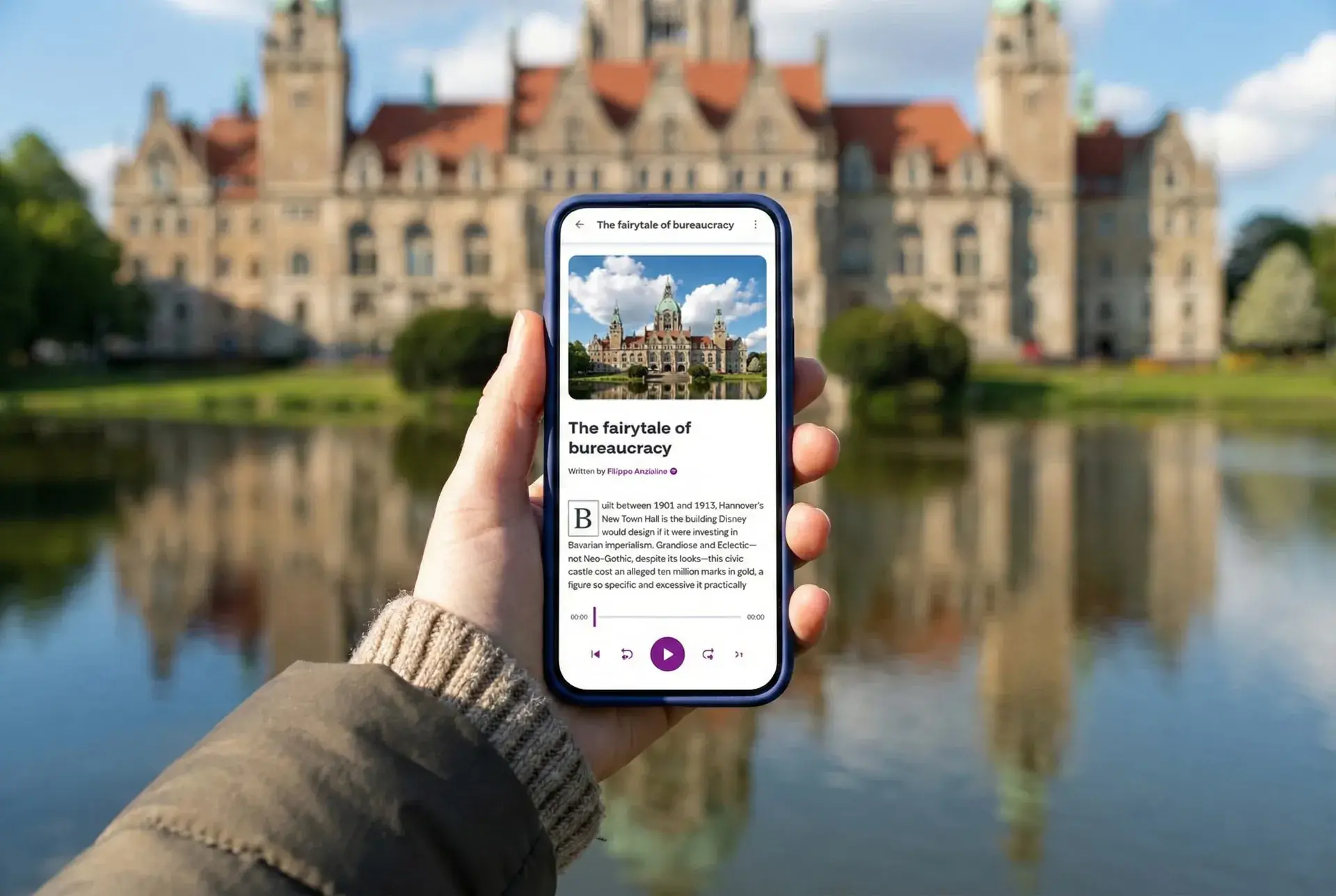 Tour autoguiado a pie por Hannover con audioguía