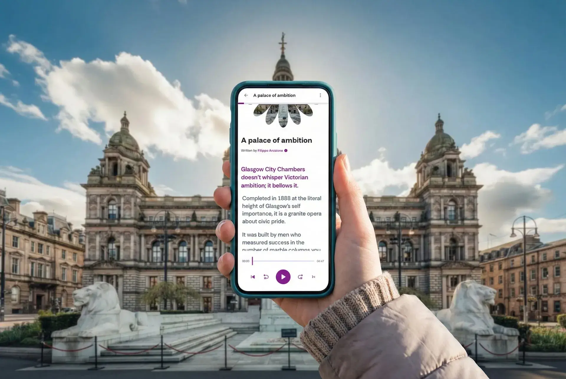 Tour image 1 for Glasgow self guided walking tour with audio guide