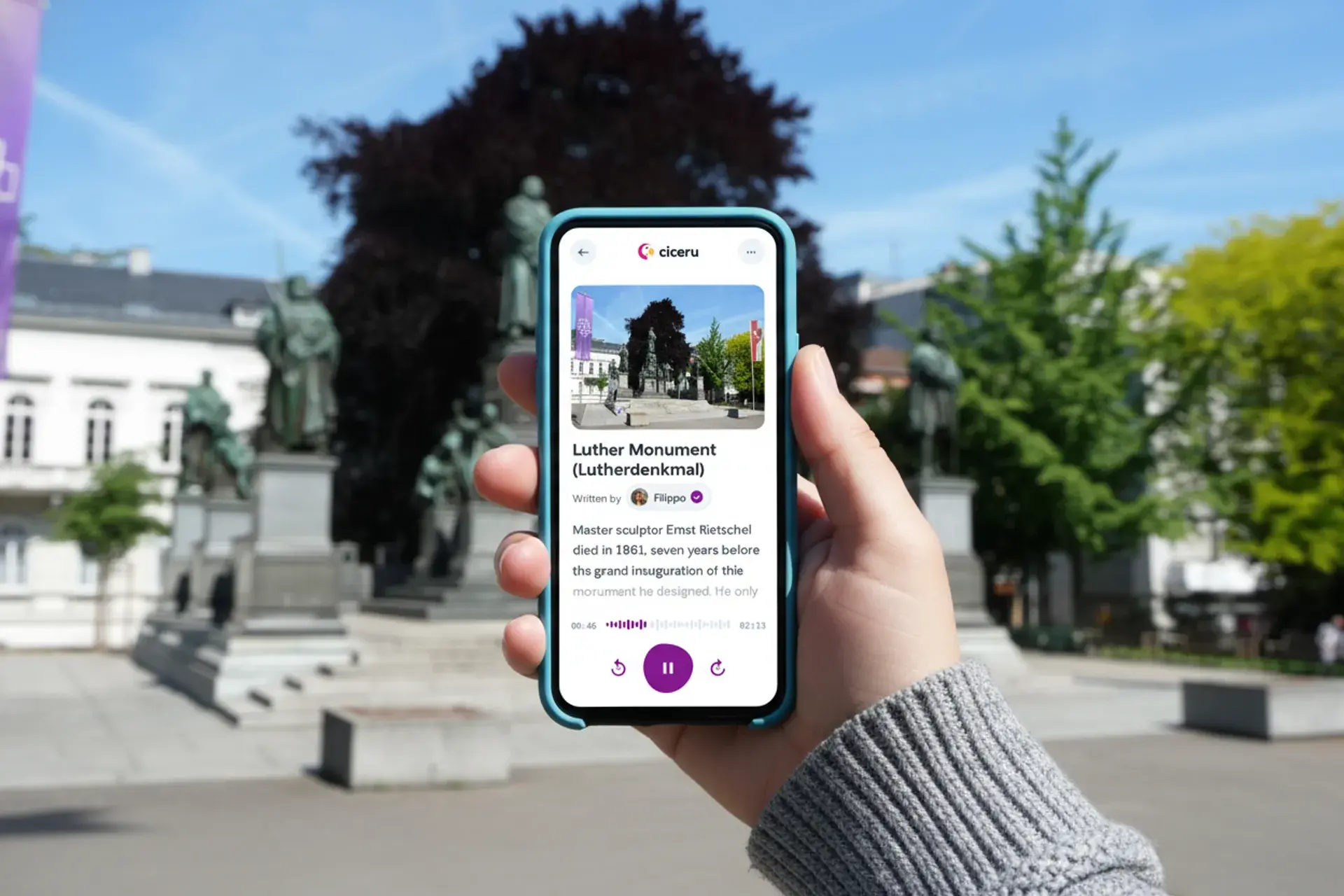 Worms: la postura de Lutero, un recorrido a pie autoguíado con audio y cuestionarios