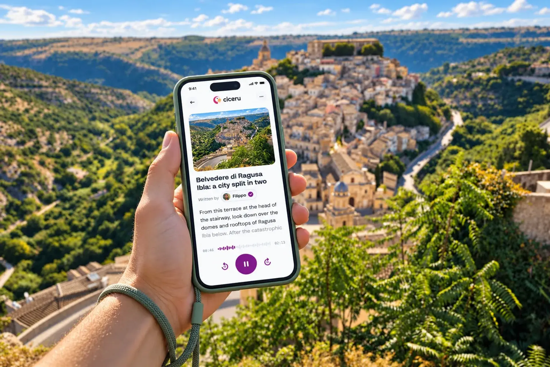 Ragusa: a baroque phoenix reborn, a self-guided walking tour with audio and quizzes