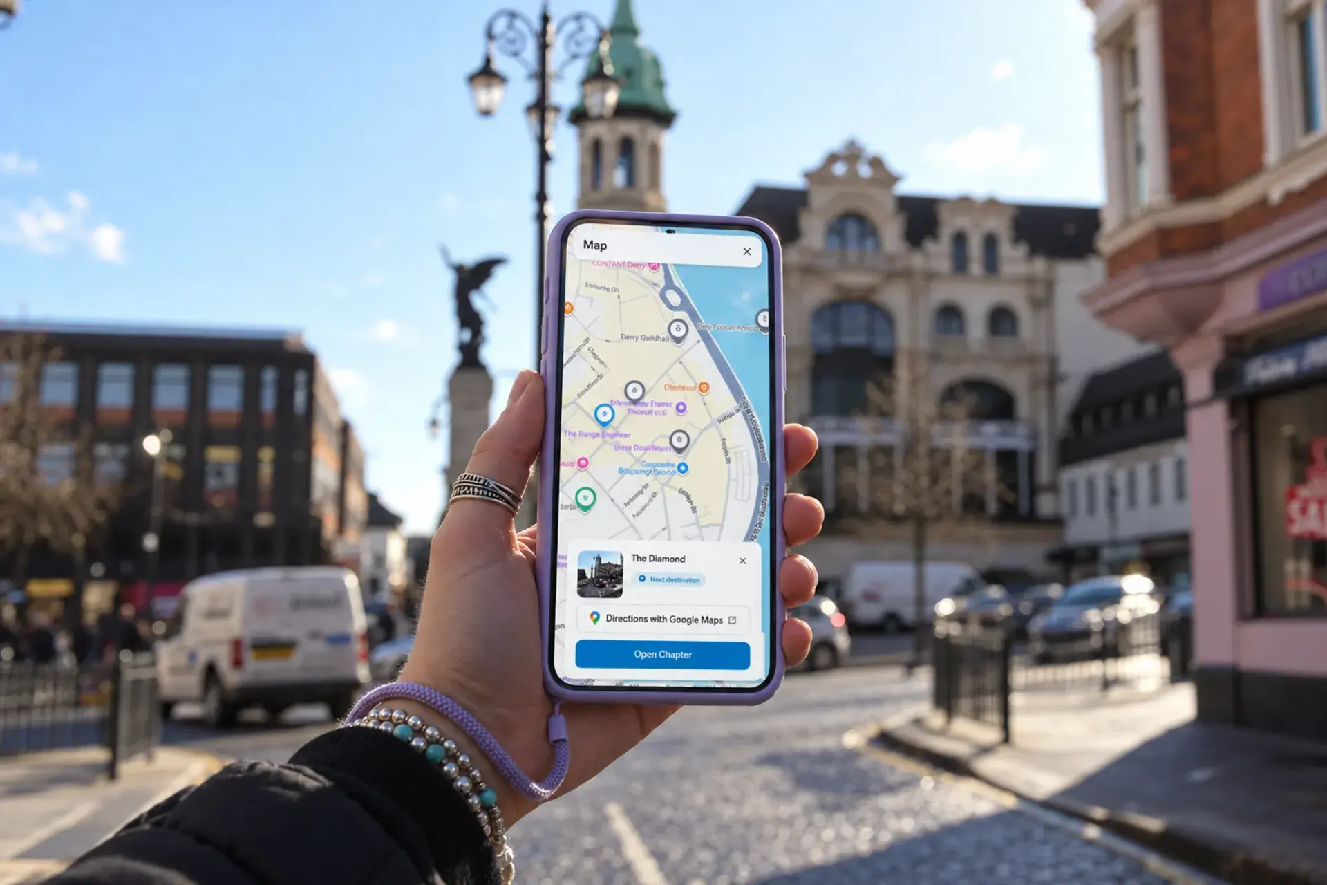 Derry walking tour with audio and quizzes: the walled Maiden City