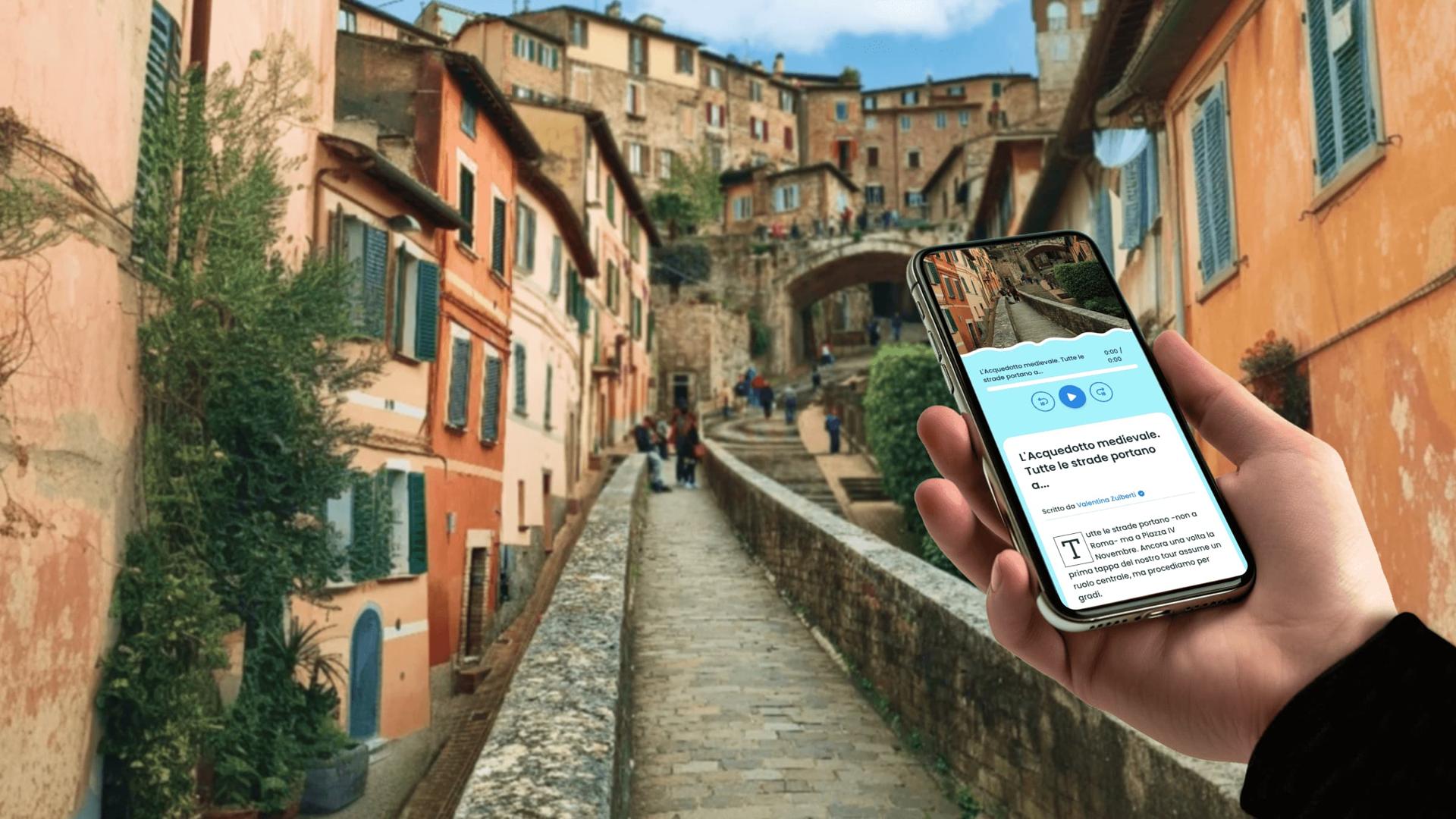 Imagem 3 da visita Visita interactiva à cidade de Perugia