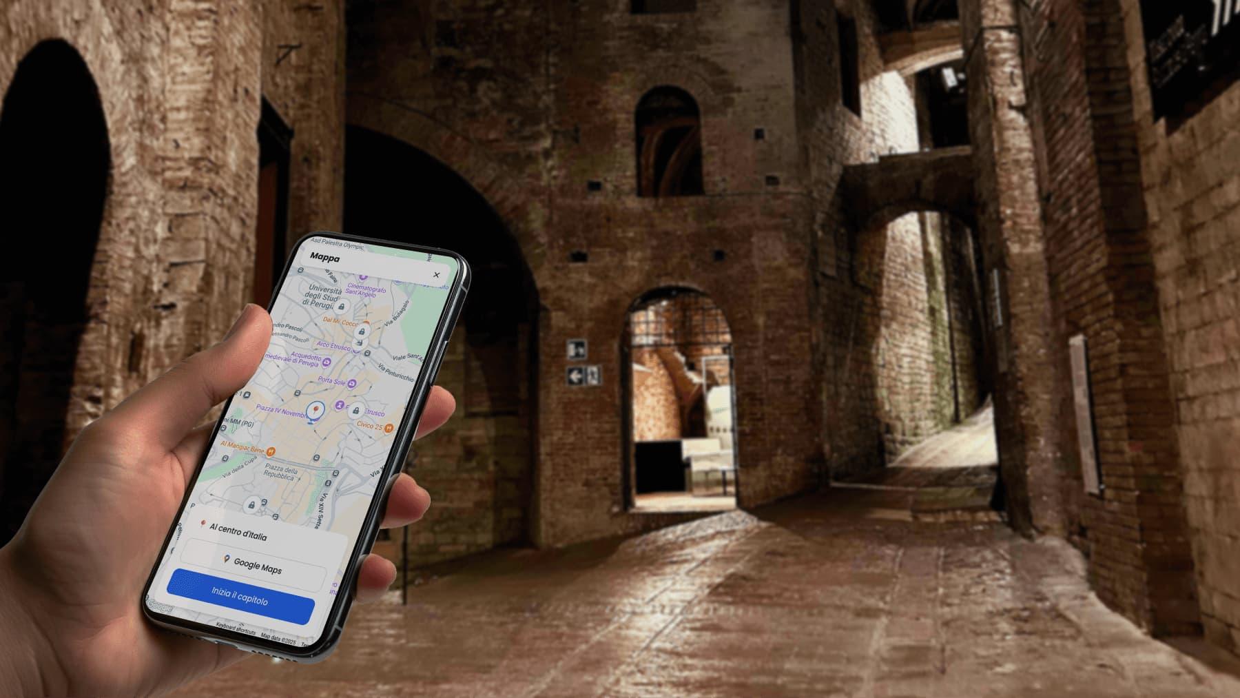 Imagem 2 da visita Visita interactiva à cidade de Perugia