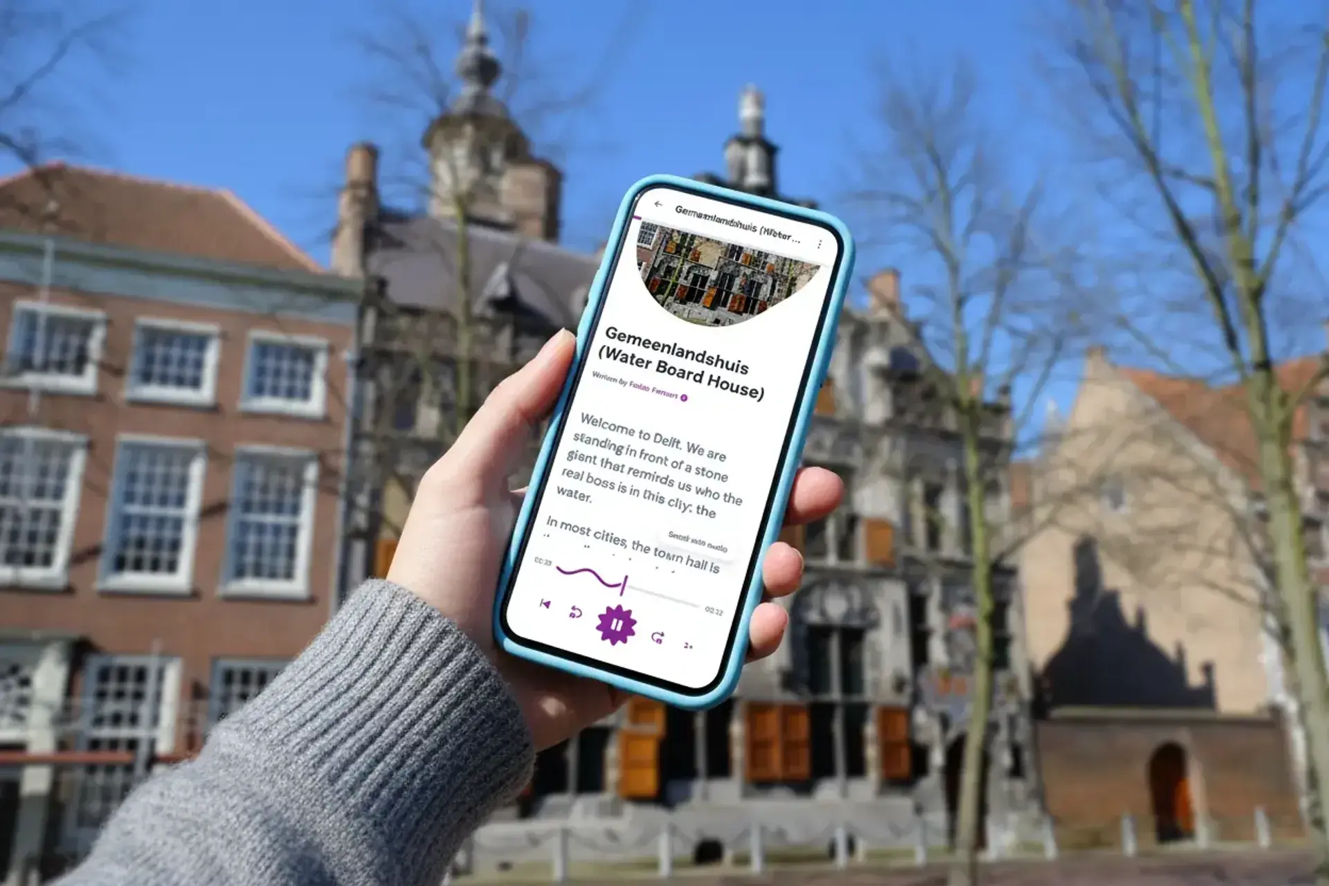 Tourbild 1 für Unterhaltsamer Stadtrundgang durch Delft mit Audioguide in totale Freiheit