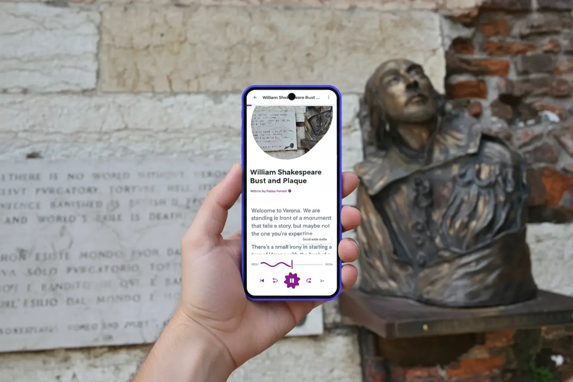 Tour a piedi autoguidato di Verona con audioguida