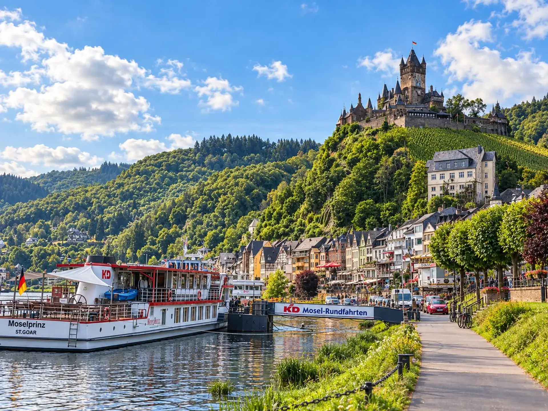 Moselpromenade de Cochem: vistas al castillo y patrimonio fluvial - Cochem