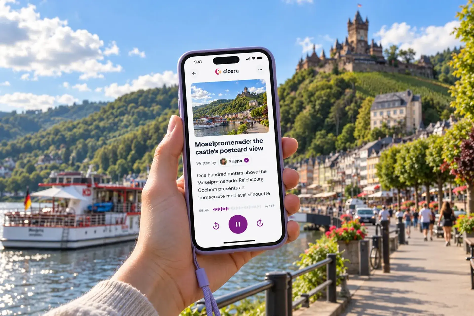Cochem: a self-guided walking tour of the Moselle's rebuilt fairytale castle town, with audio, quizzes & free eSIM
