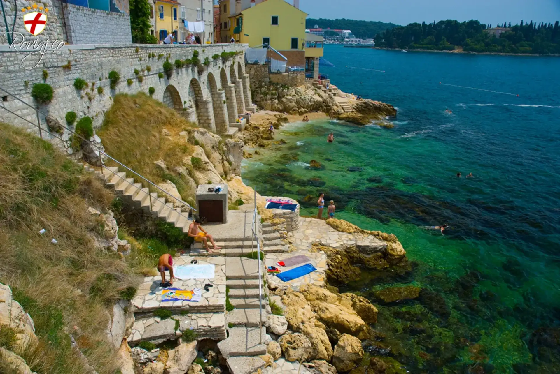 Monte Beach in Rovinj: Swimming Below St. Euphemia - Rovinj