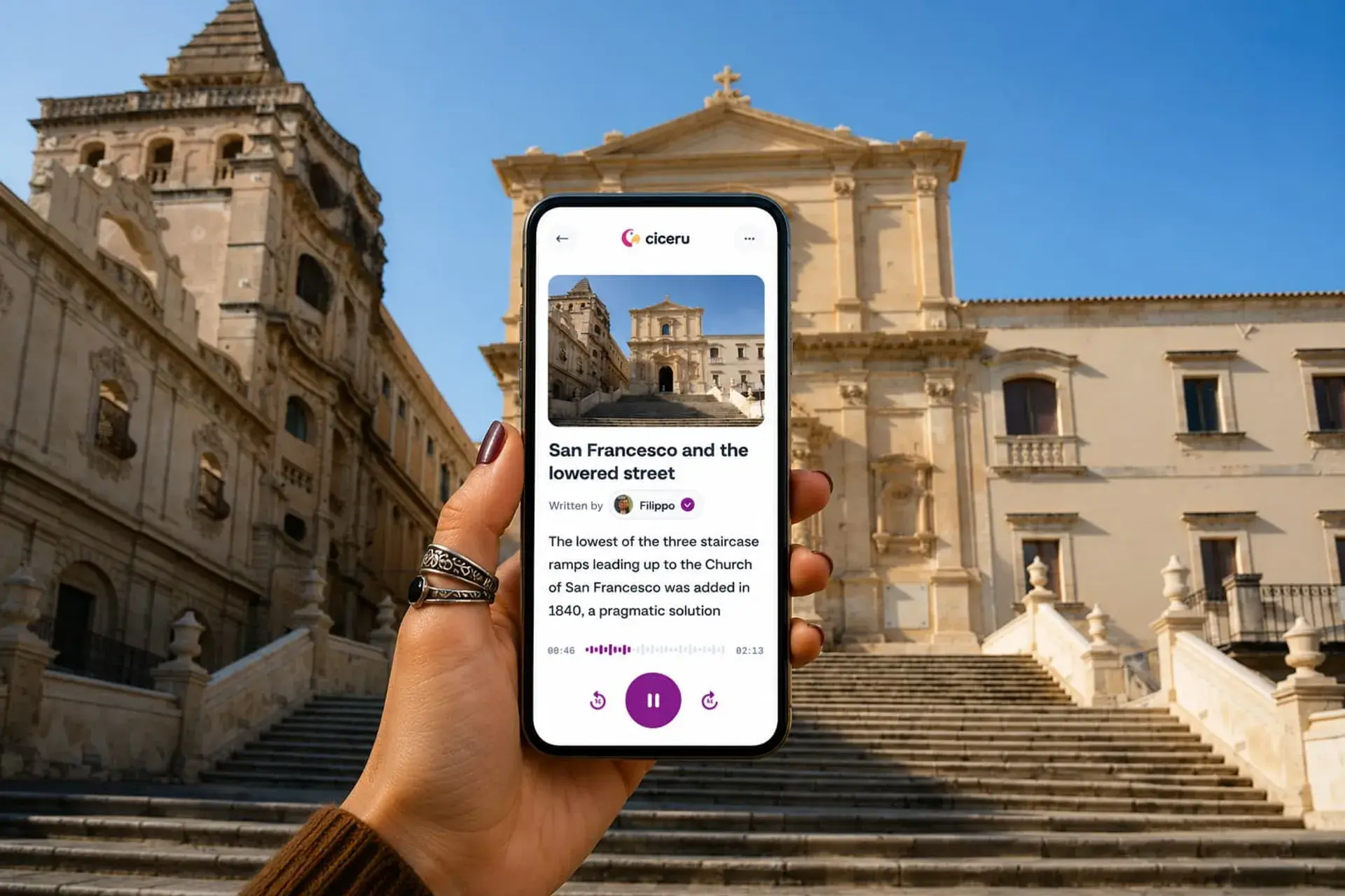 Noto: i luoghi imperdibili, un tour a piedi in autonomia con audio e quiz