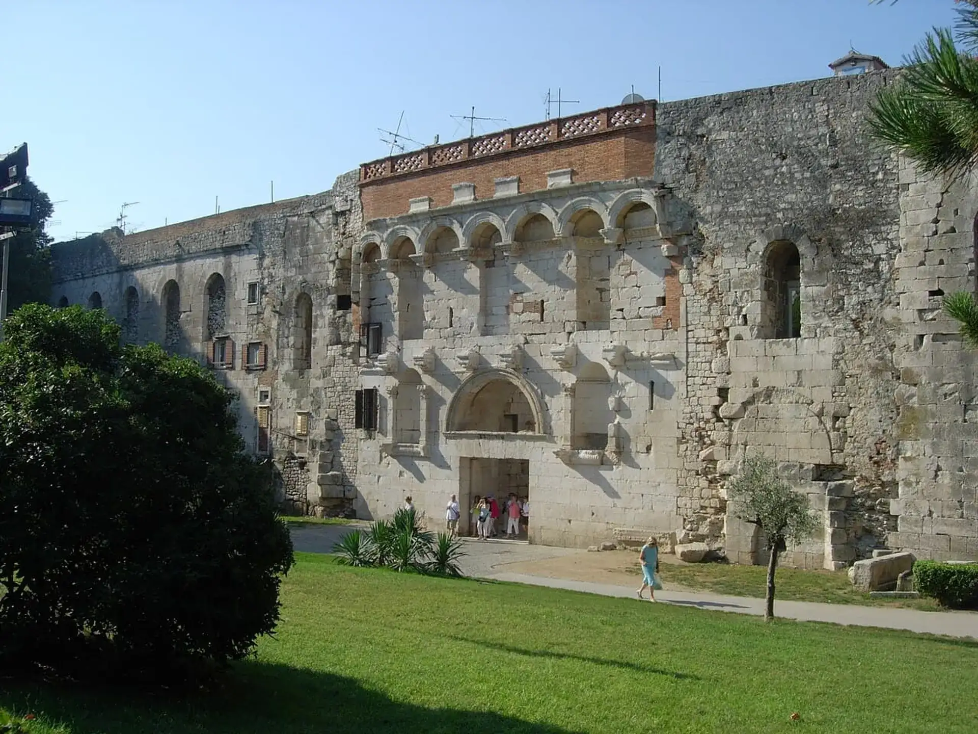 Goldenes Tor von Split: das Nordportal des Diokletianpalastes - Split