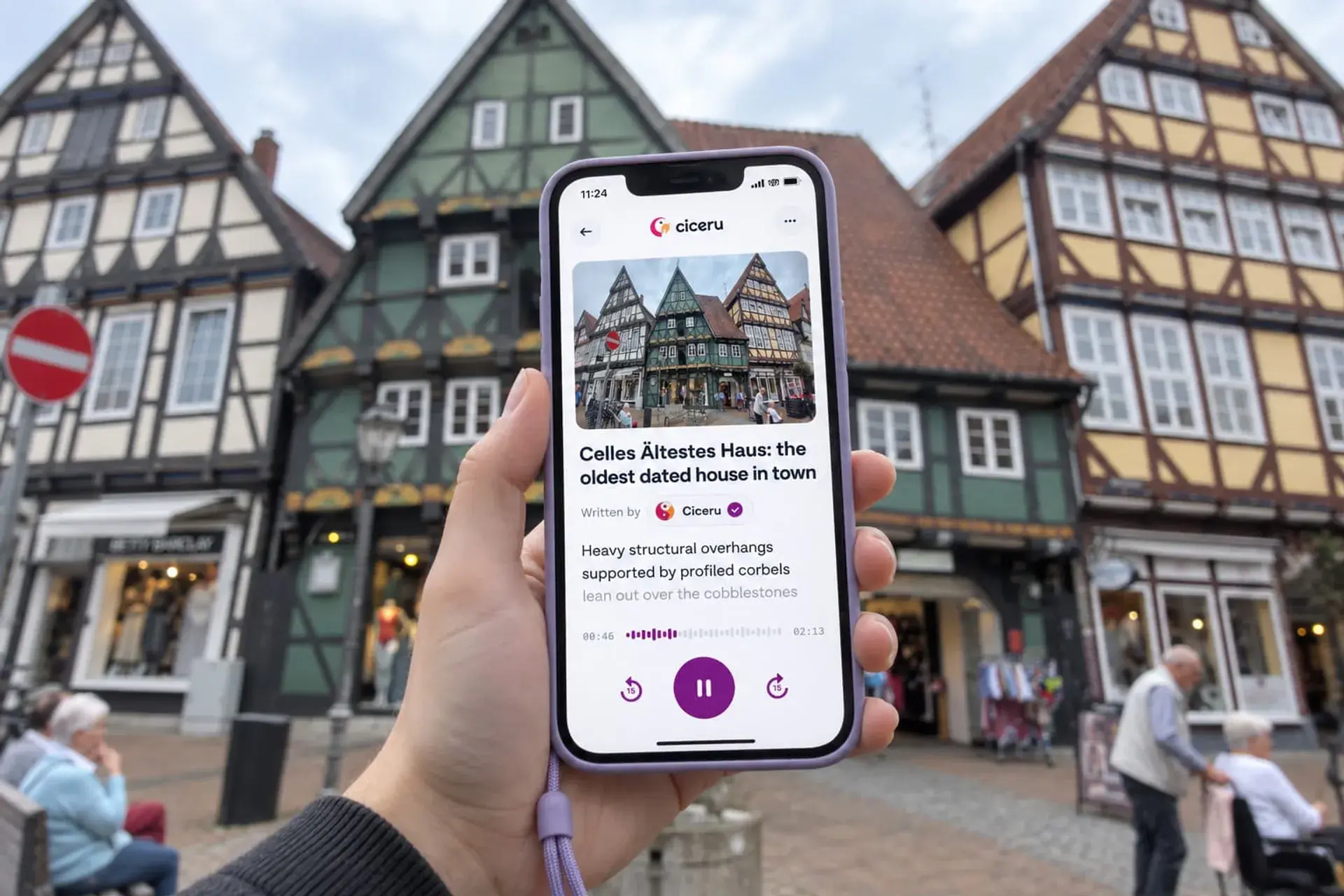 Celle: um passeio a pé autoguiado pelo maior centro histórico em enxaimel da Europa, com áudio, quizzes e eSIM grátis
