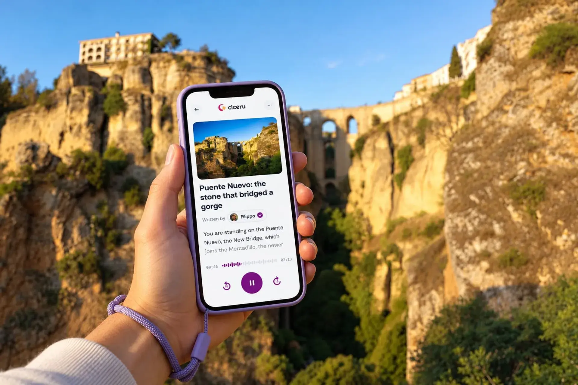 Ronda: a self-guided walking tour of the town split in two by the El Tajo gorge, with audio, quizzes & free eSIM