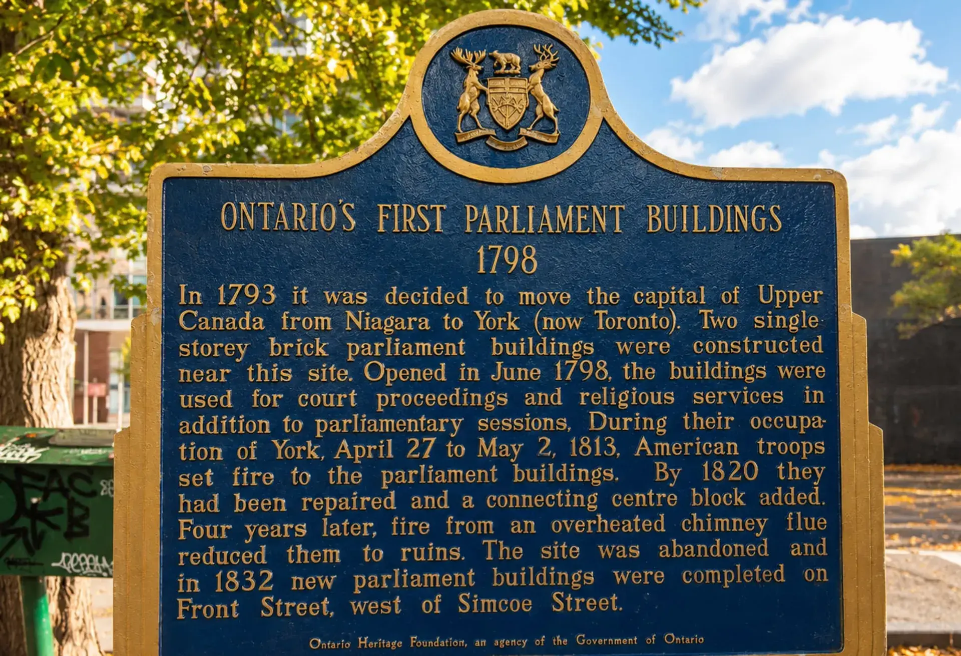 Parliament Square Park - First Parliament of Upper Canada