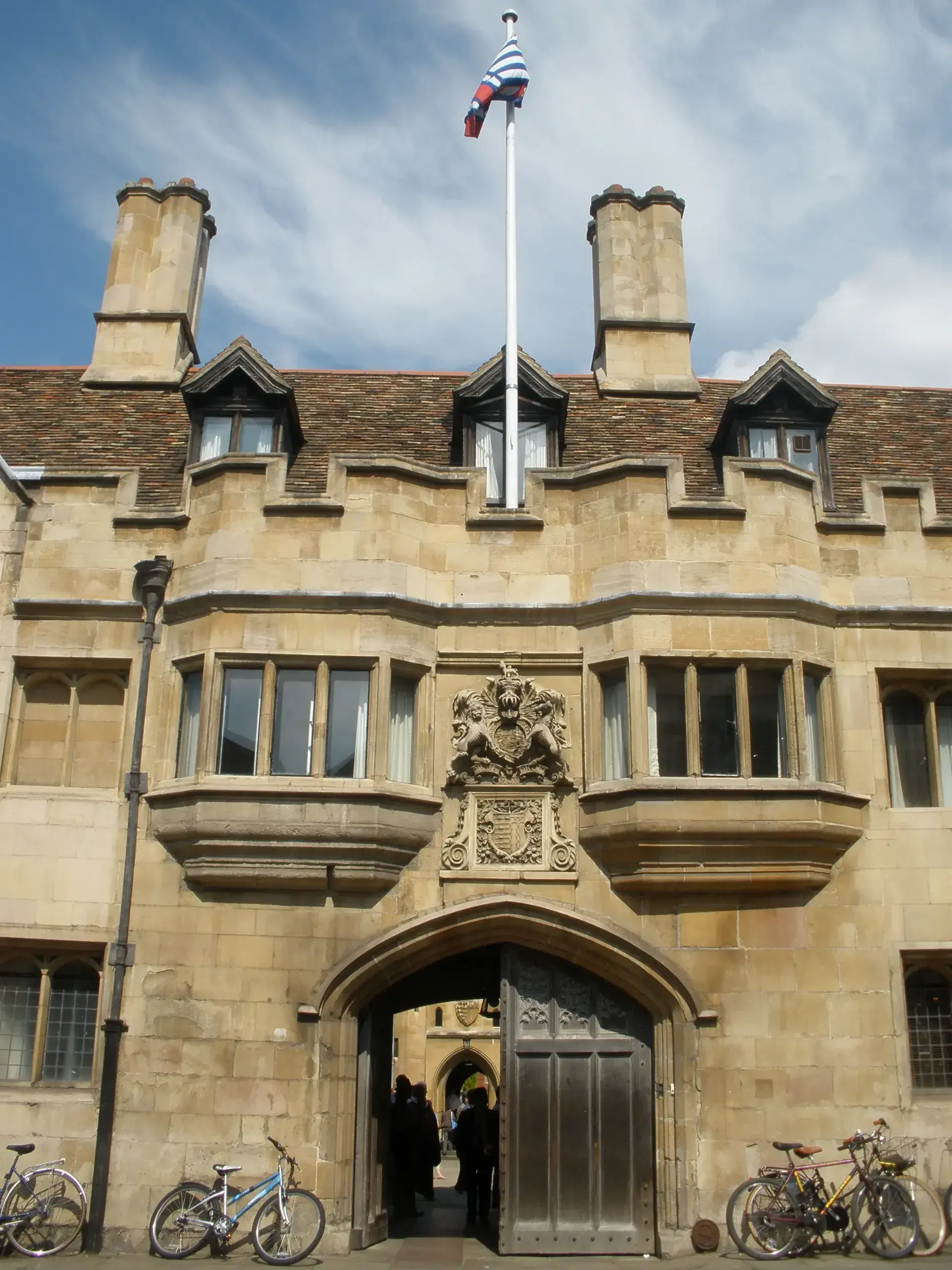 Pembroke College Gatehouse: the gate of Cambridge's third-oldest college