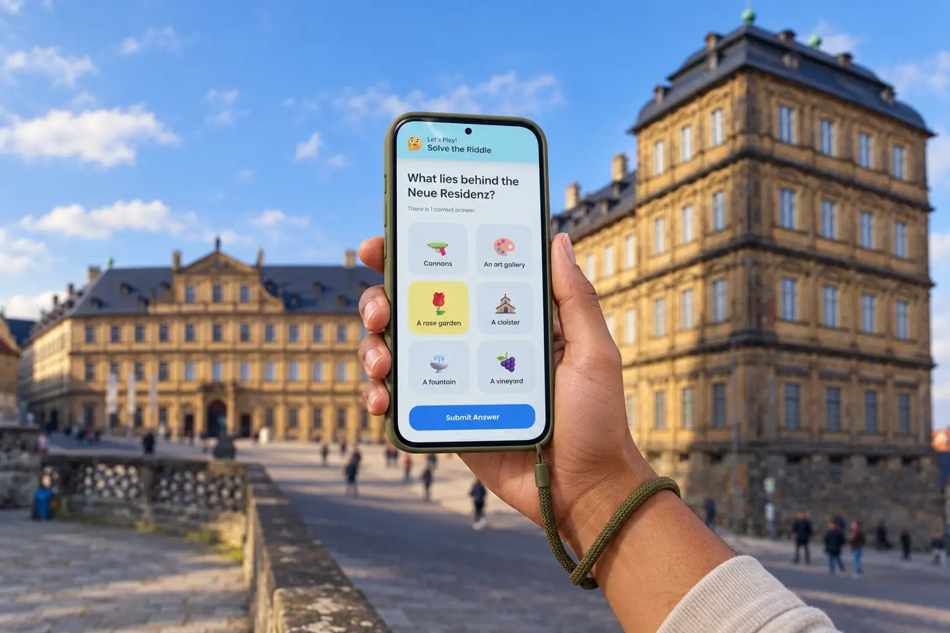 Tour a piedi di Bamberga con audioguida e quiz: vescovi, birra e ponti