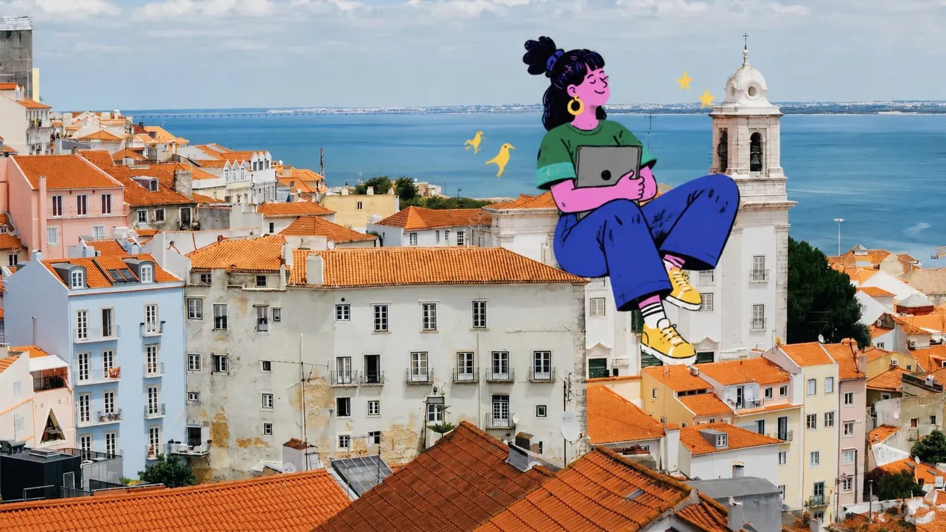 Cover image for Espaços de coworking gratuitos e económicos em Lisboa para trabalhar ao portátil