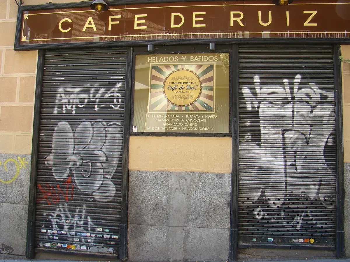 Café de Ruiz represents the café option in this Madrid laptop-work guide. Photo: Lourdes Cardenal