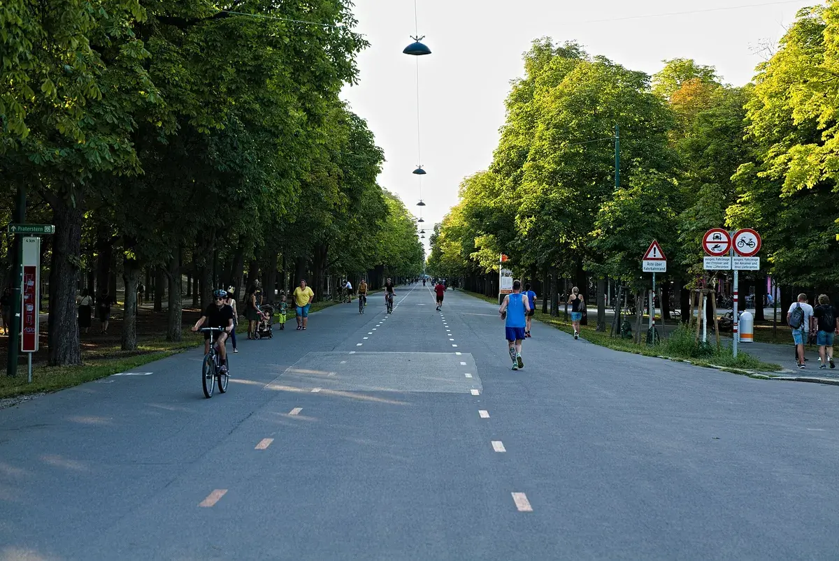 The Hauptallee in the Prater, free and open around the clock. Photo: Leonhard Lenz, CC0