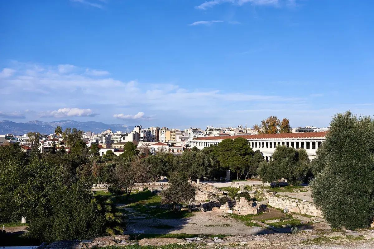 The reconstructed Stoa of Attalos in the Ancient Agora, one of the sites with free entry on set dates. Photo: George E. Koronaios, CC BY-SA 4.0