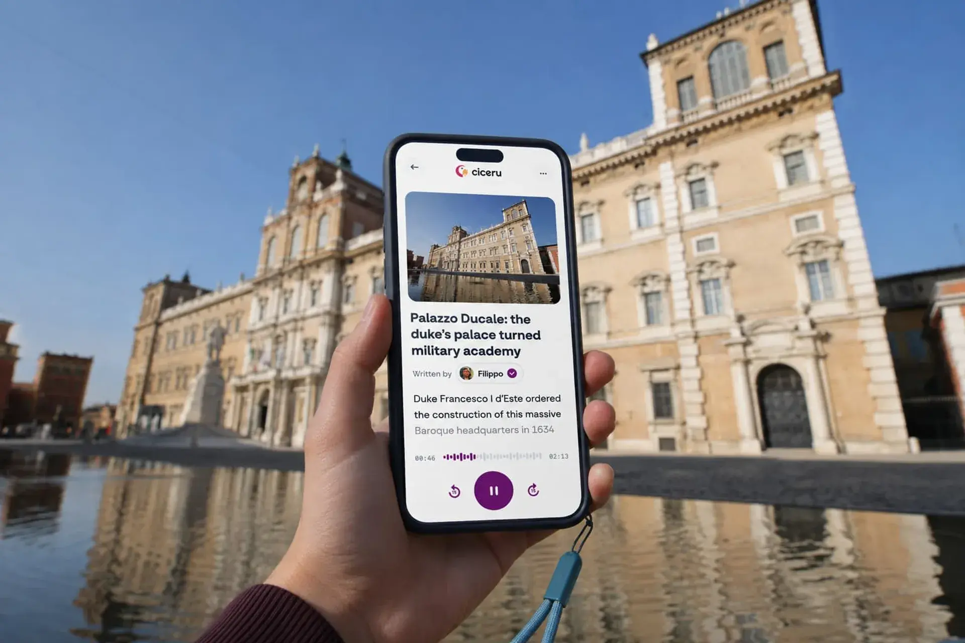 Modène : visite à pied en toute liberté de la ville partie en guerre pour un seau, avec audio, quiz et eSIM gratuite