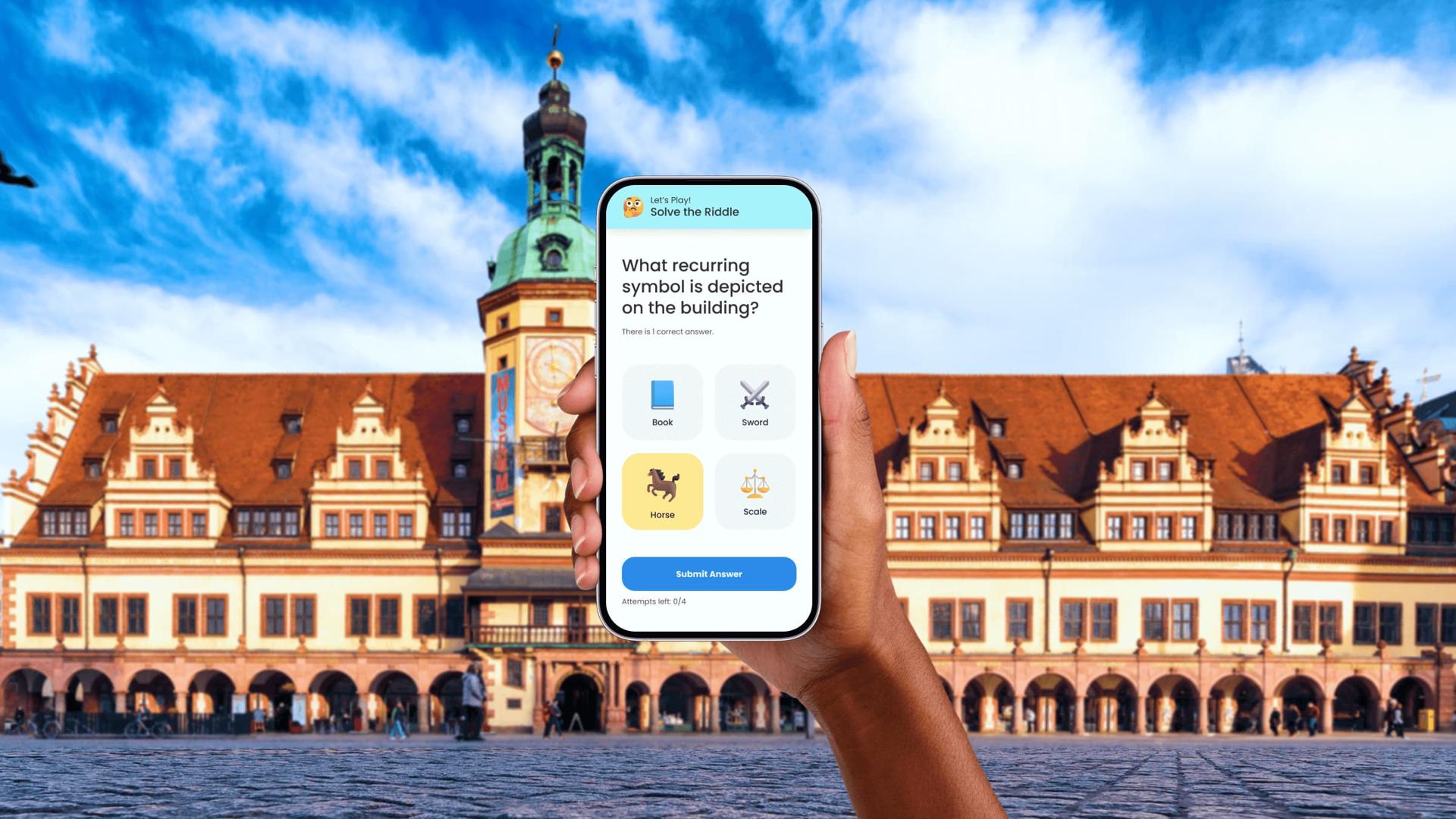 Tour histórico autoguiado por Leipzig