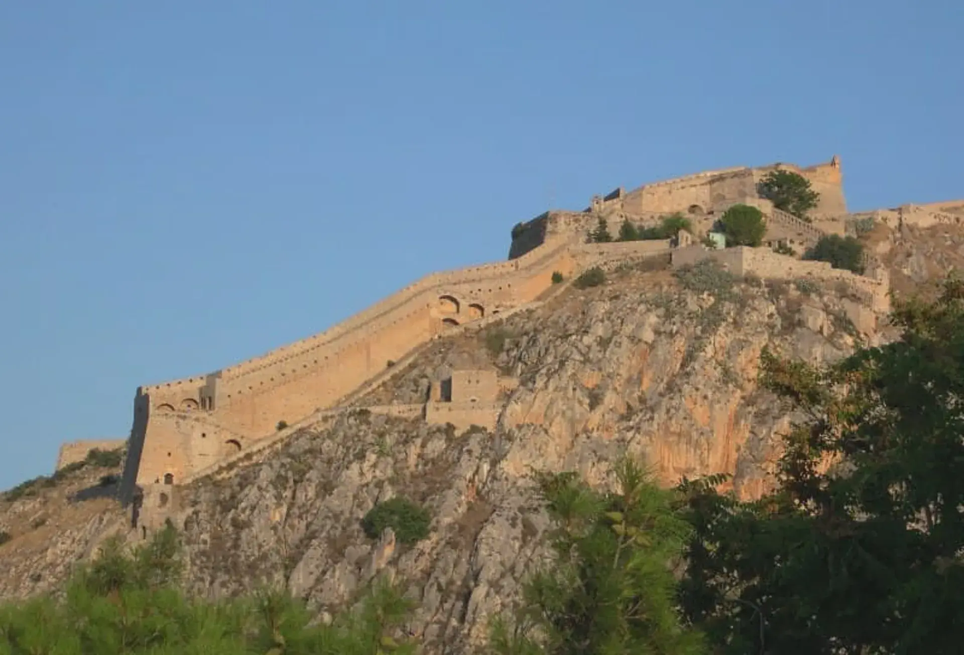 Steps to Palamidi Fortress