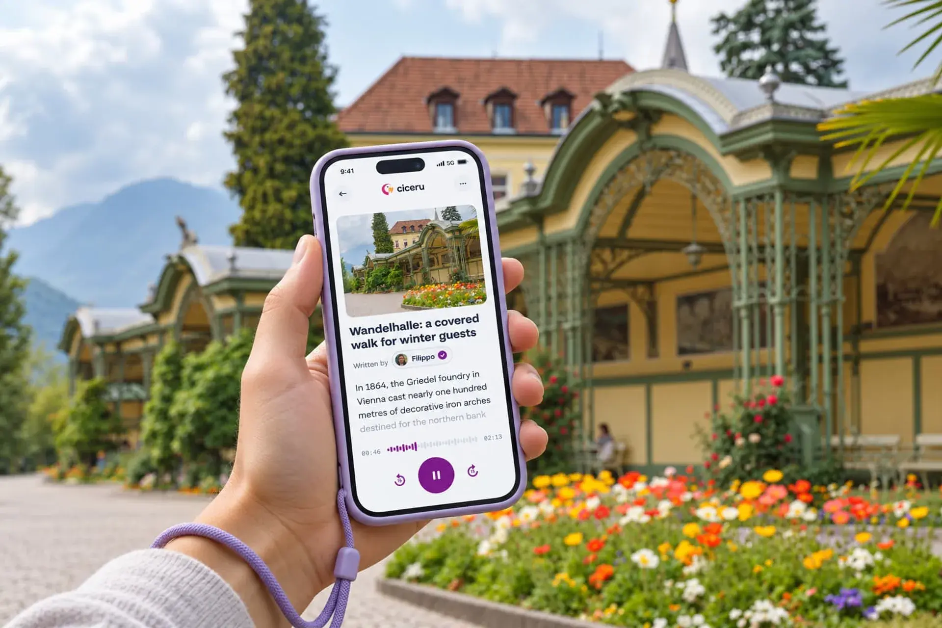 Merano: a self-guided walking tour of Sisi's Alpine spa town, with audio, quizzes & free eSIM