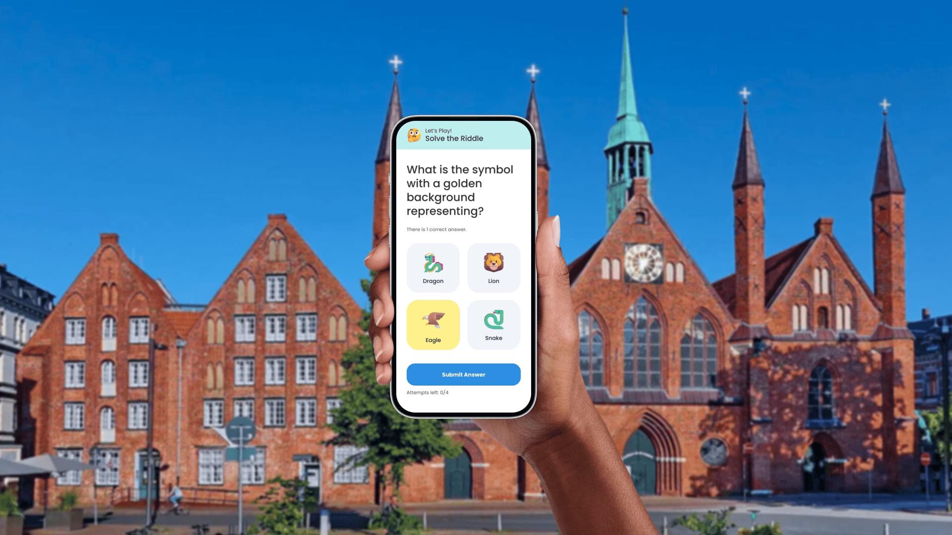 Visita histórica autoguiada a pie por Lübeck