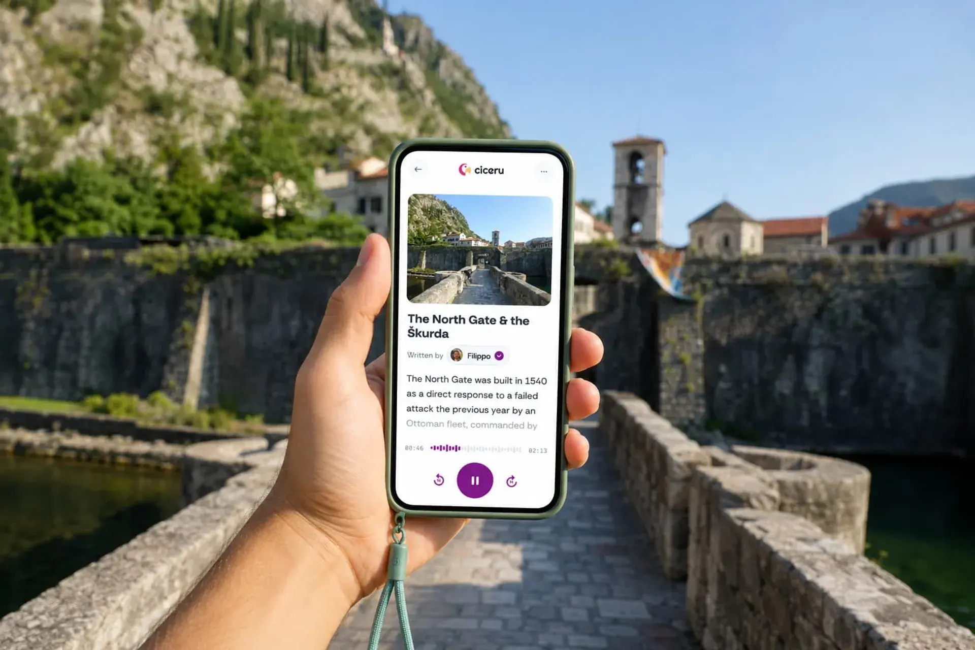 Tour image 1 for Kotor: 2-hour self-guided audio walking tour from the cruise port with quizzes & free eSIM