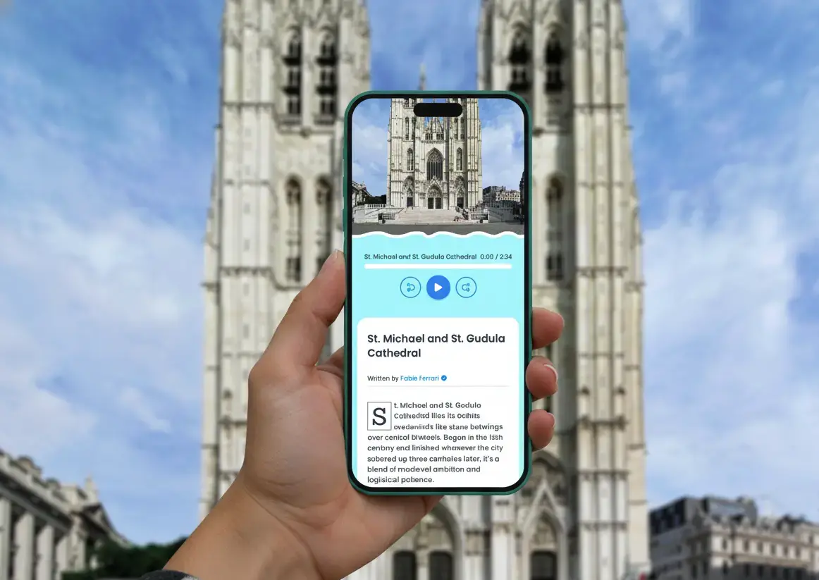 Brussels self guided walking tour with Ciceru