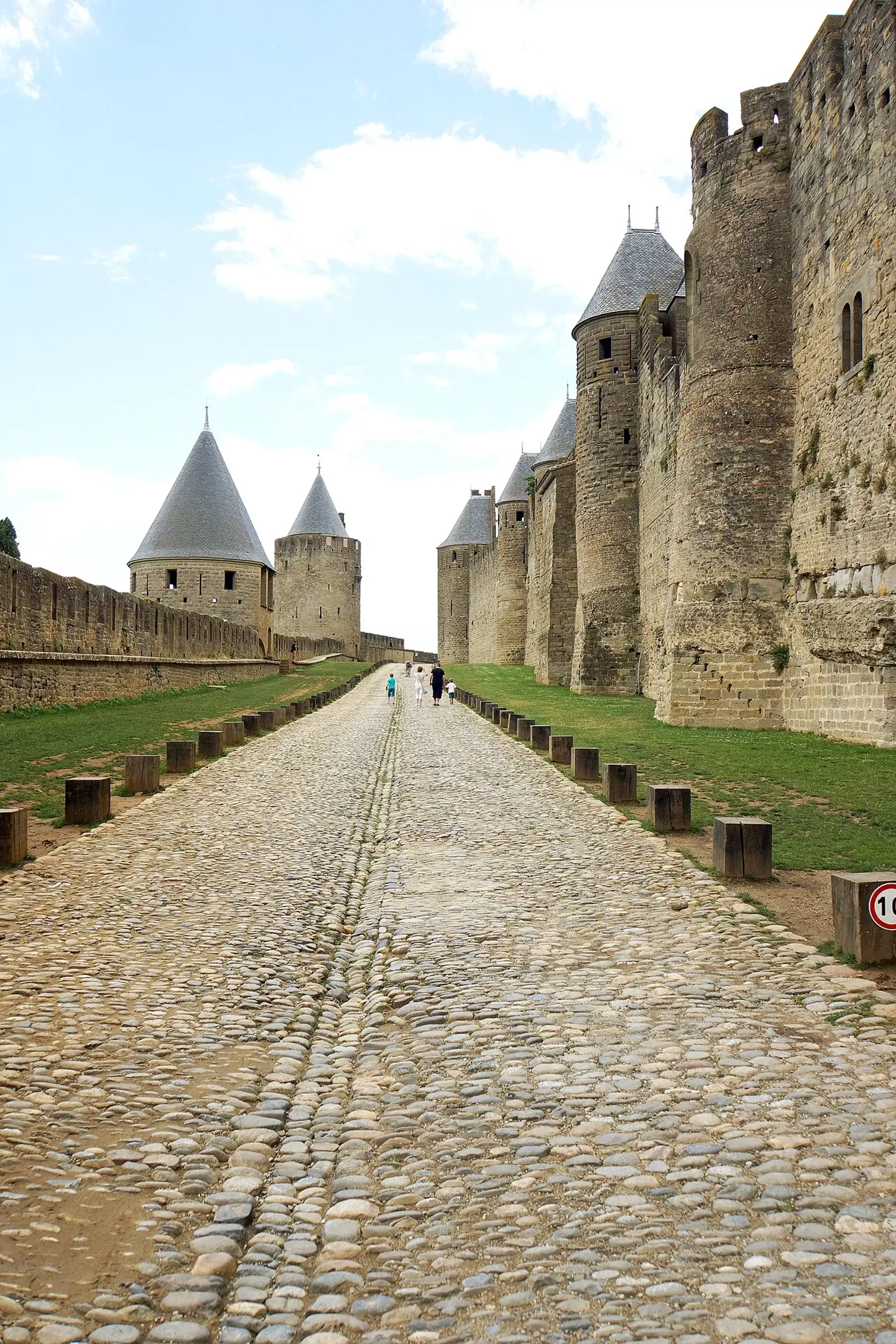 Stadtmauern von Carcassonne: doppelter Mauerring und Les Lices - Carcassonne