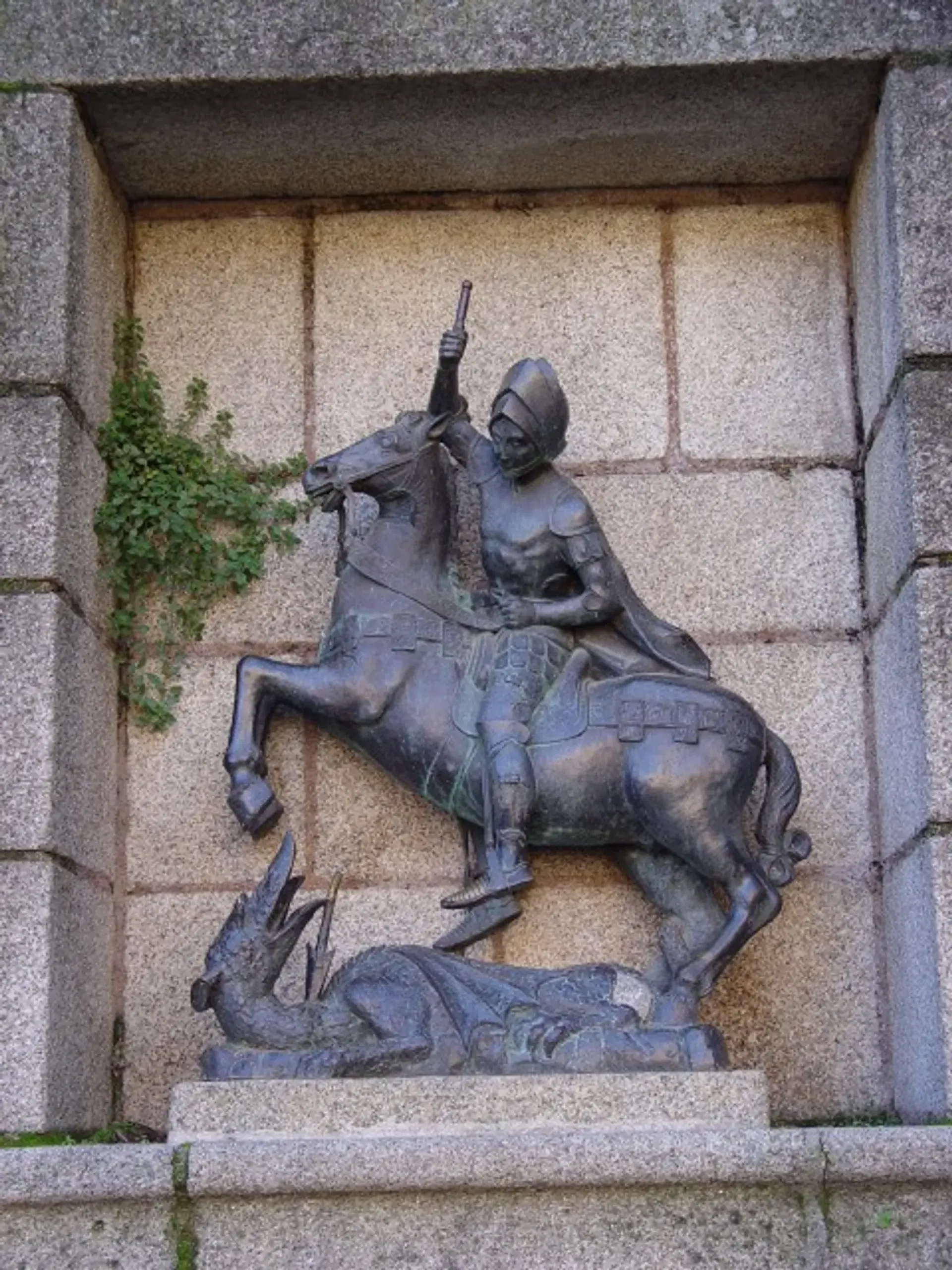 Sculpture of Saint George