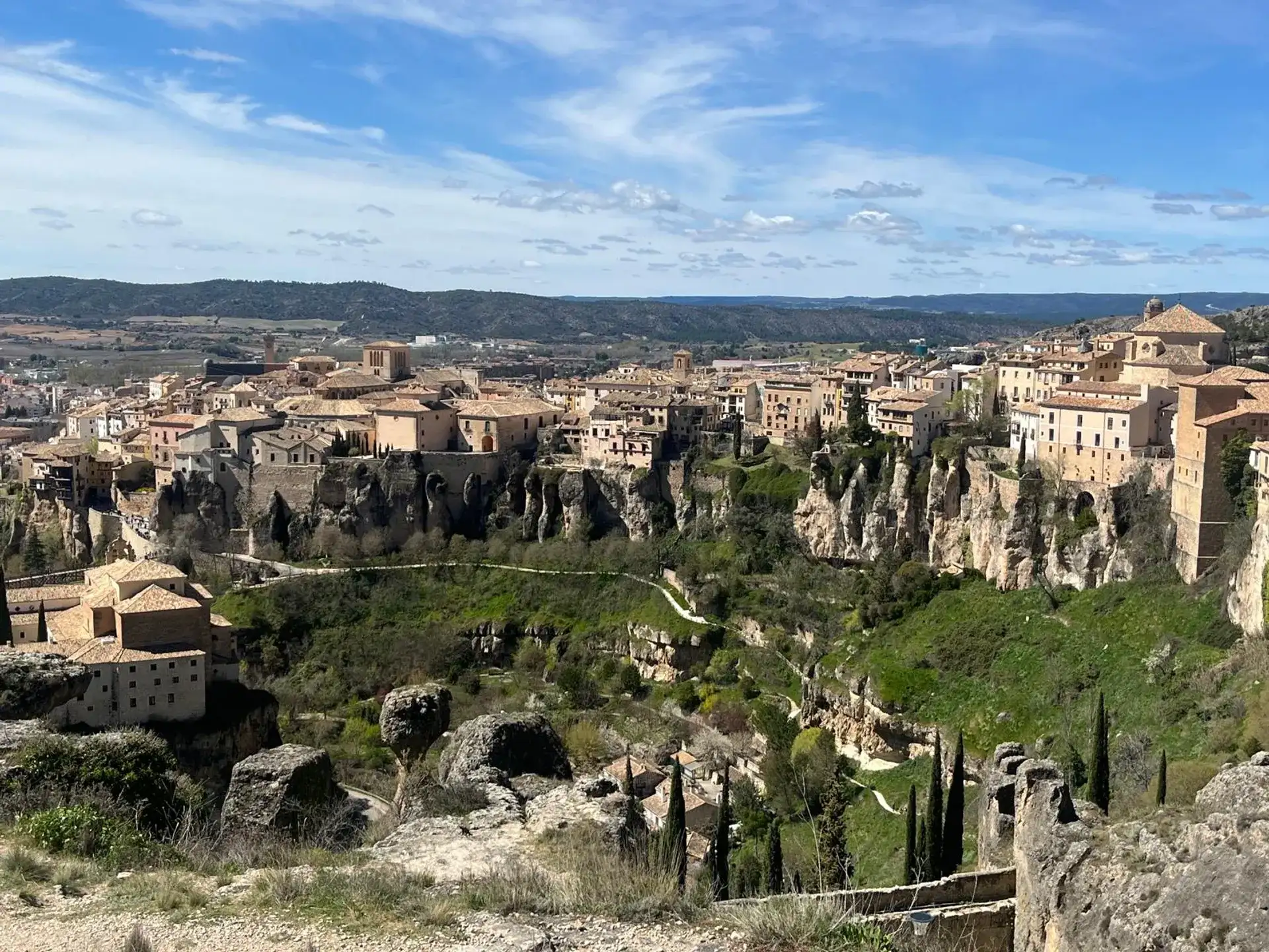 Mirador del Castillo: las dos hoces de Cuenca - Cuenca