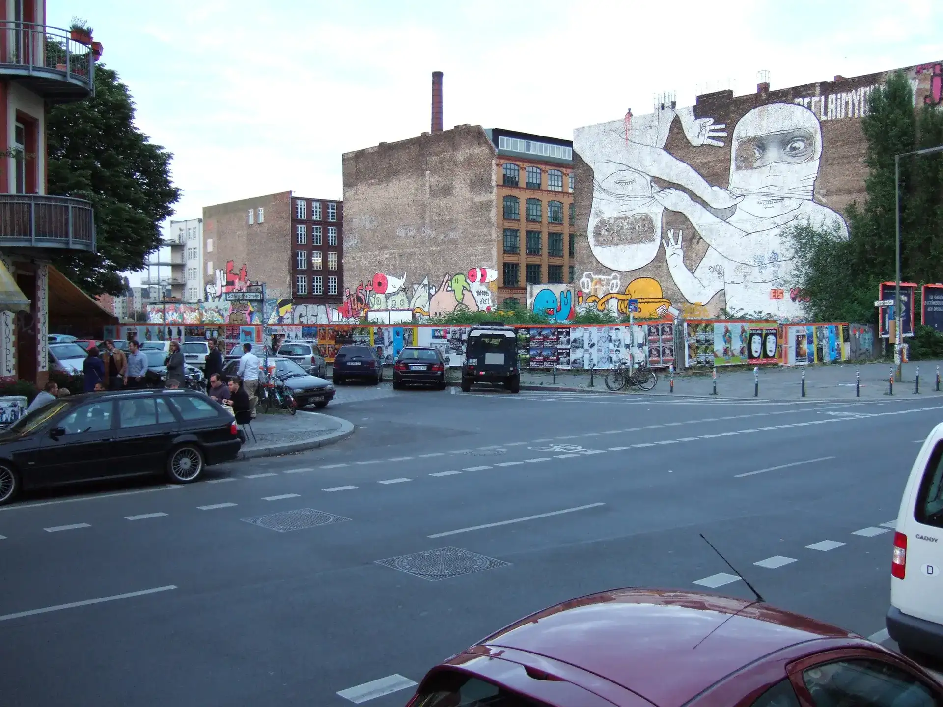 Le fantôme de la fresque « Pink Man » de Blu à Berlin - Berlin