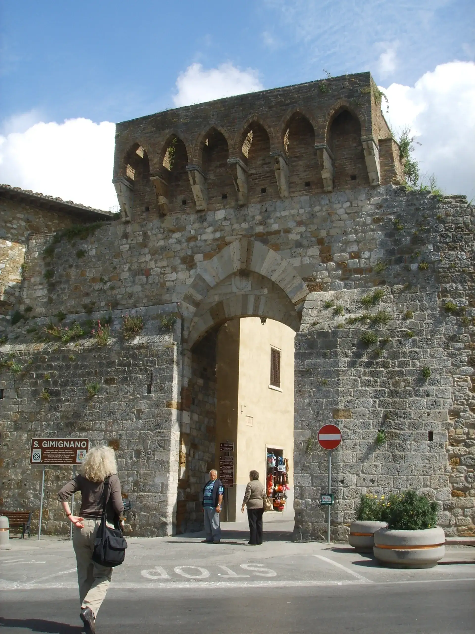 Porta San Matteo: Das Nordtor von San Gimignano - San-gimignano