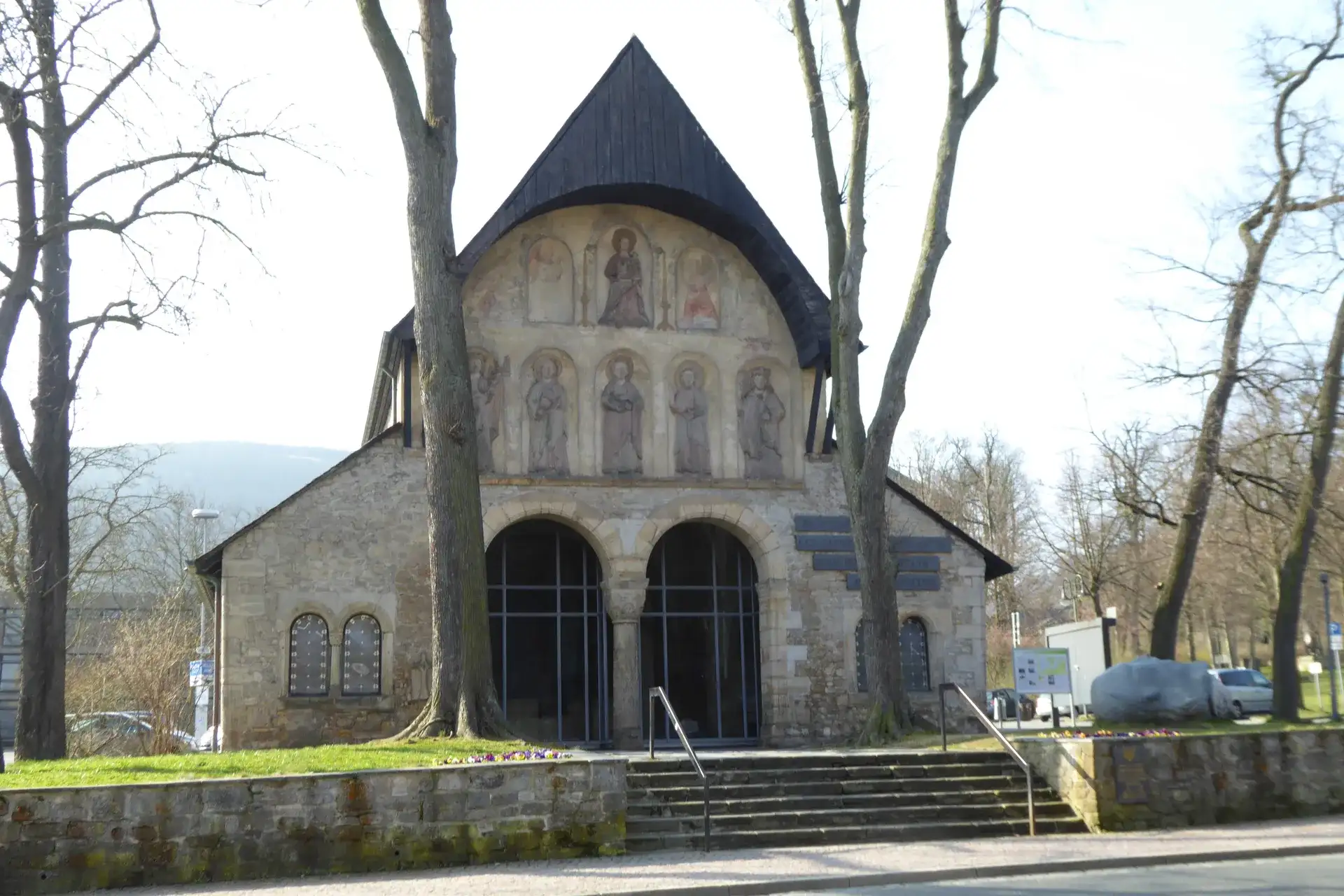 Goslar Cathedral: The Surviving Domvorhalle Porch - Goslar