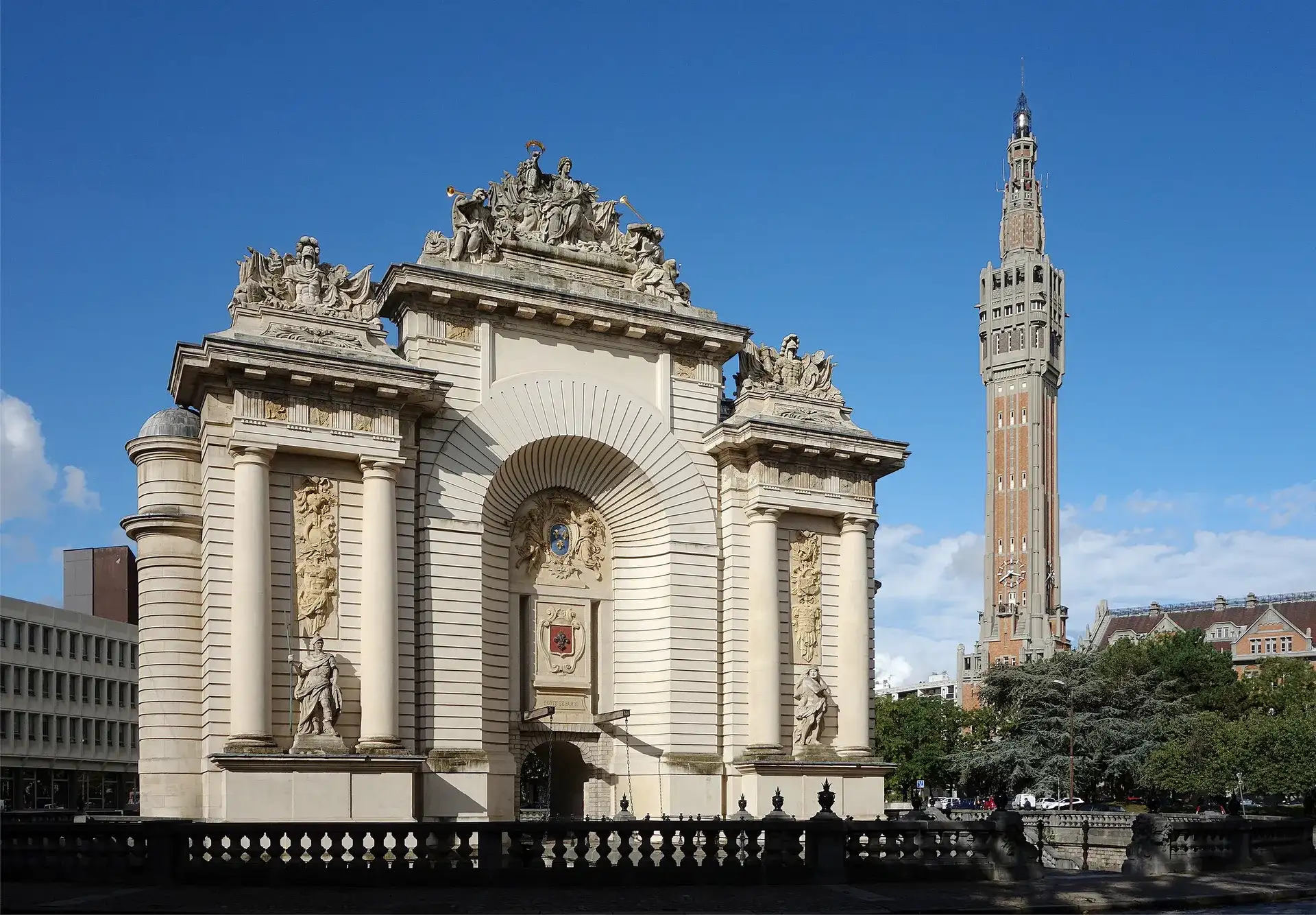 A Porte de Paris em Lille: um arco do triunfo real - Lille