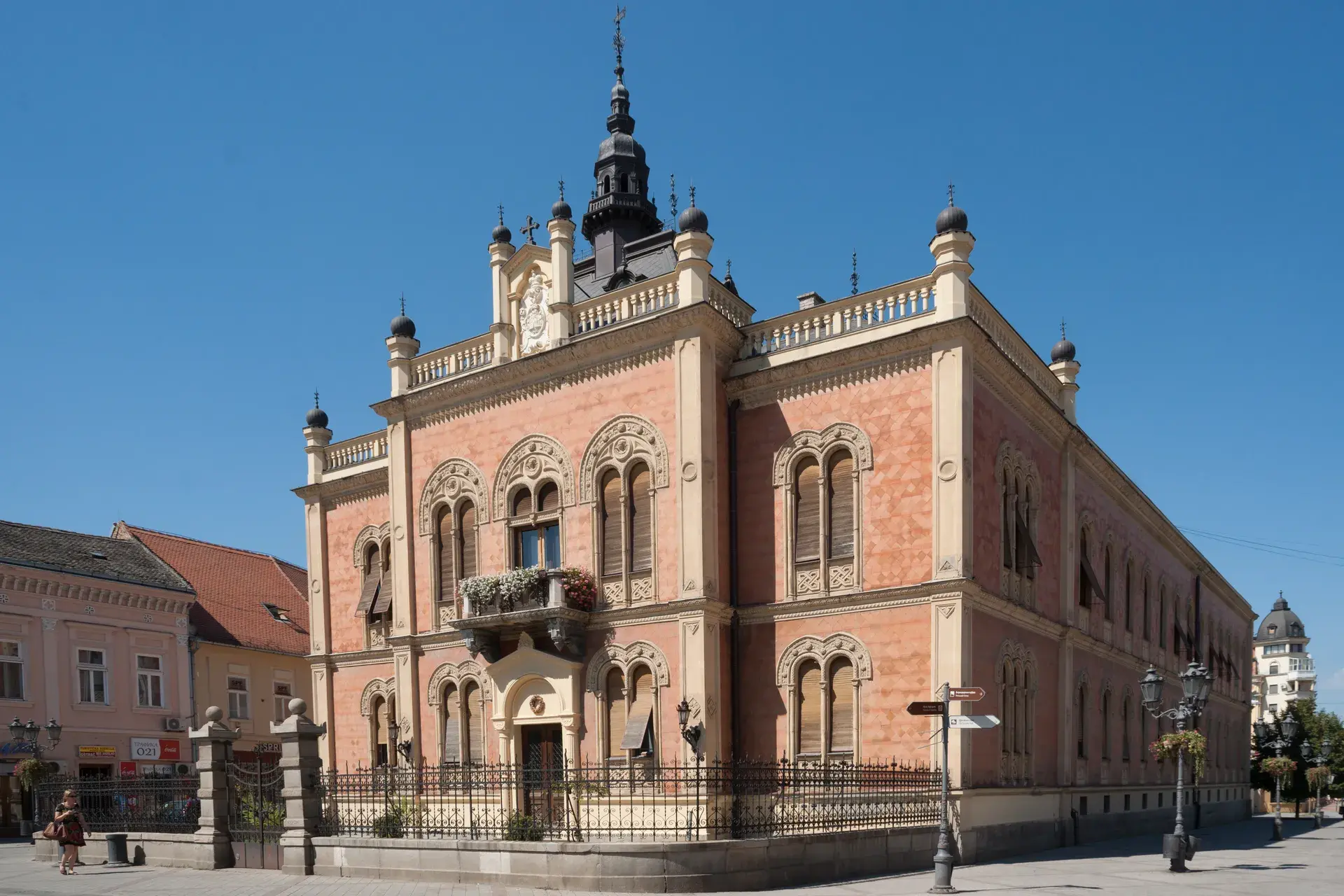 Orthodox Bishop’s Palace: the ceremonial end of Zmaj Jovina Street