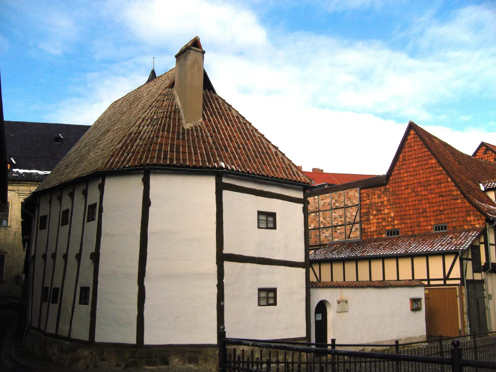 Half-timbered museum in a frame building