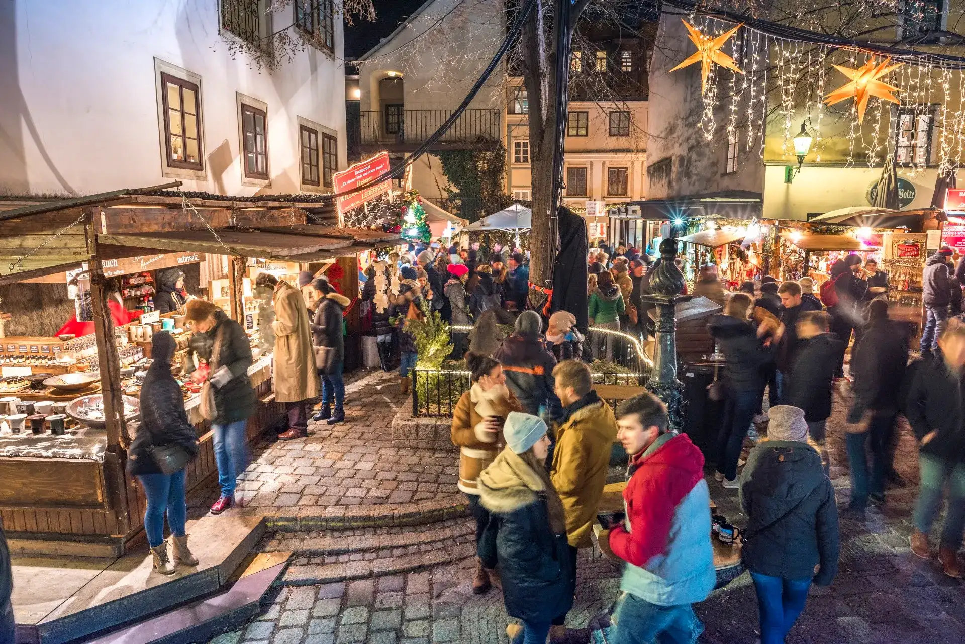 Mercado navideño de Spittelberg: las callejuelas históricas de Viena - Wien