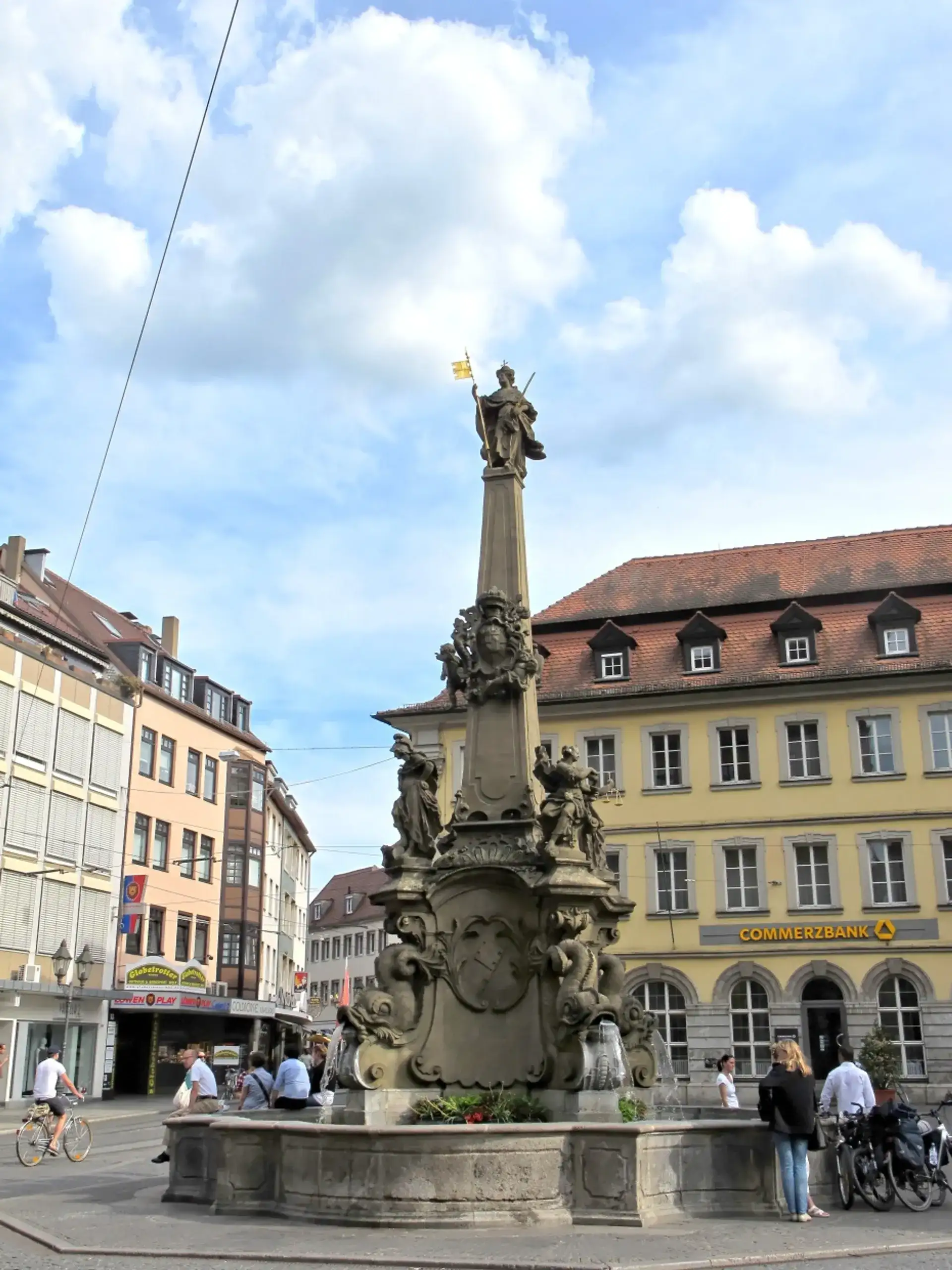Vierröhrenbrunnen: Würzburg's Baroque Four-Pipe Fountain - Wurzburg