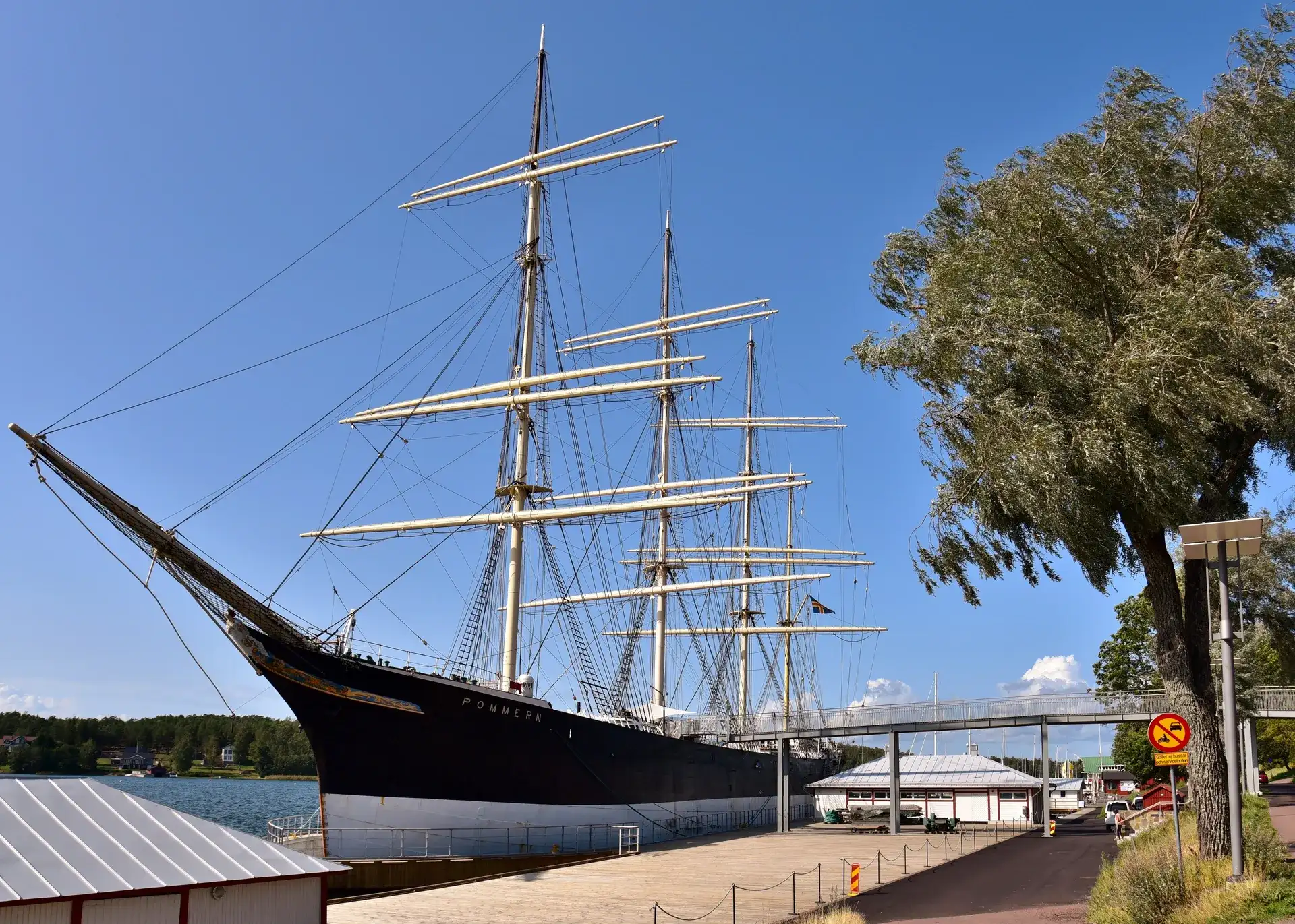 Die Pommern: Ein erhaltener Windjammer in Mariehamn - Mariehamn