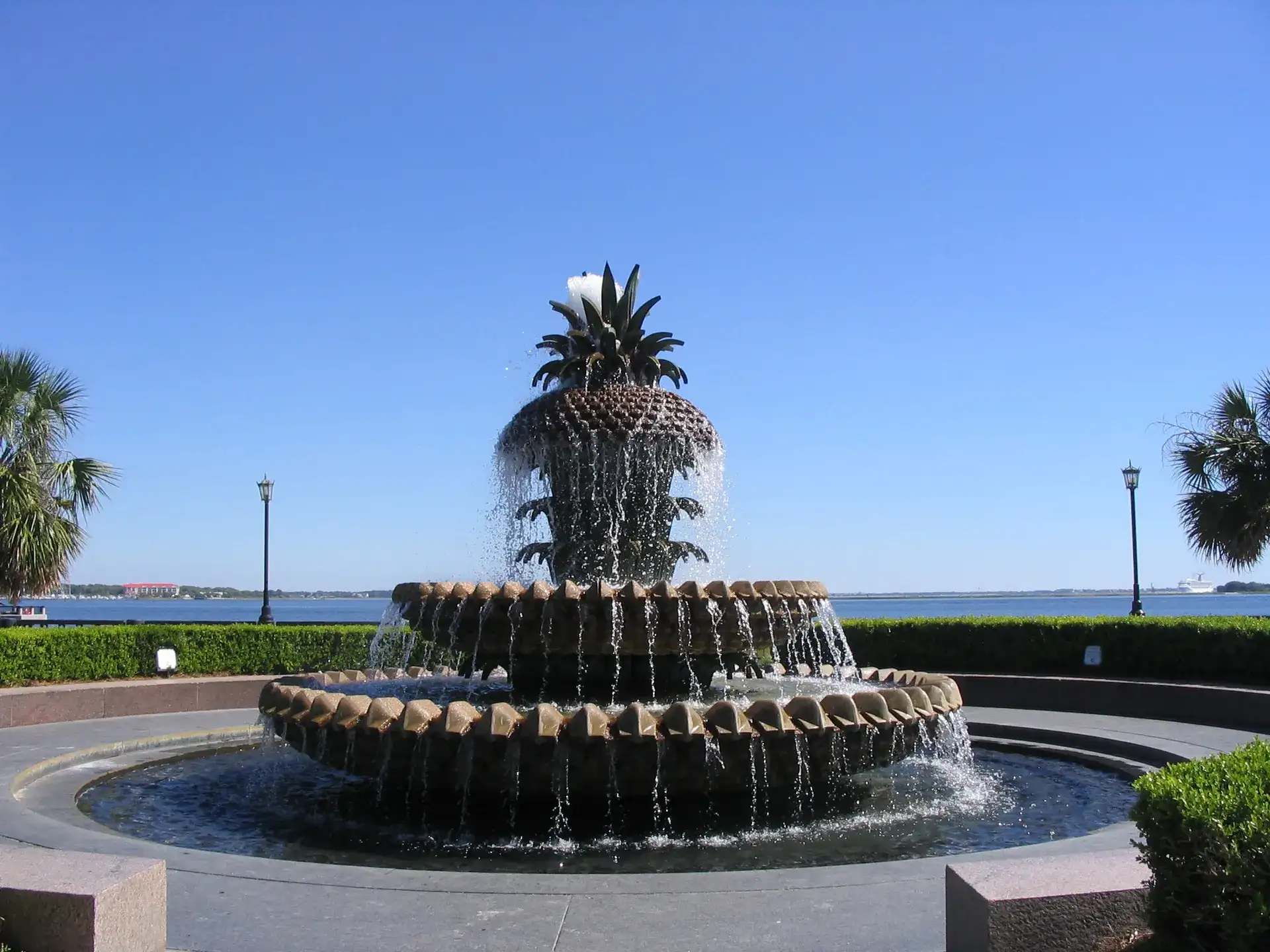 Ananas-Brunnen: Charlestons Symbol der Gastfreundschaft - Charleston